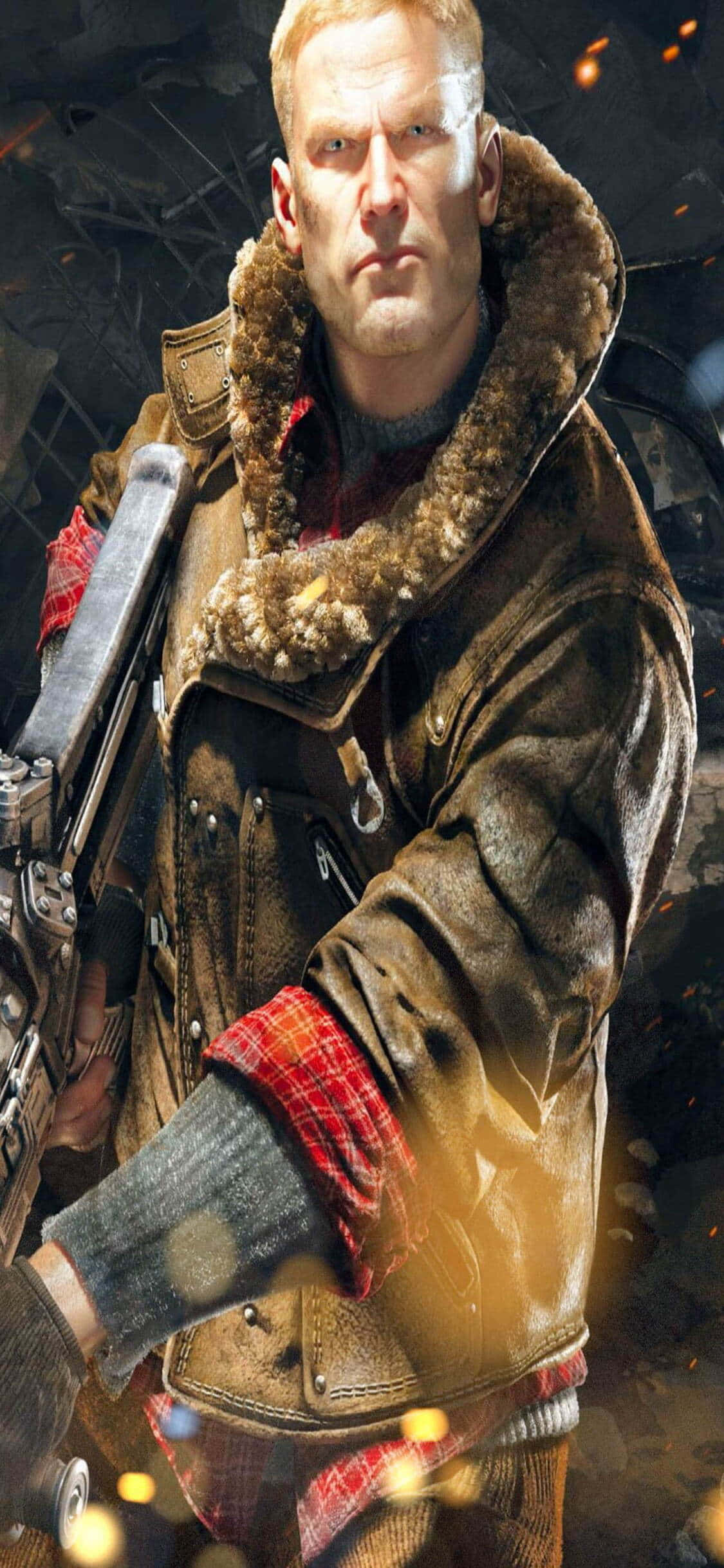 Hình nền iPhone Xs Wolfenstein II chiến trận Hình nền