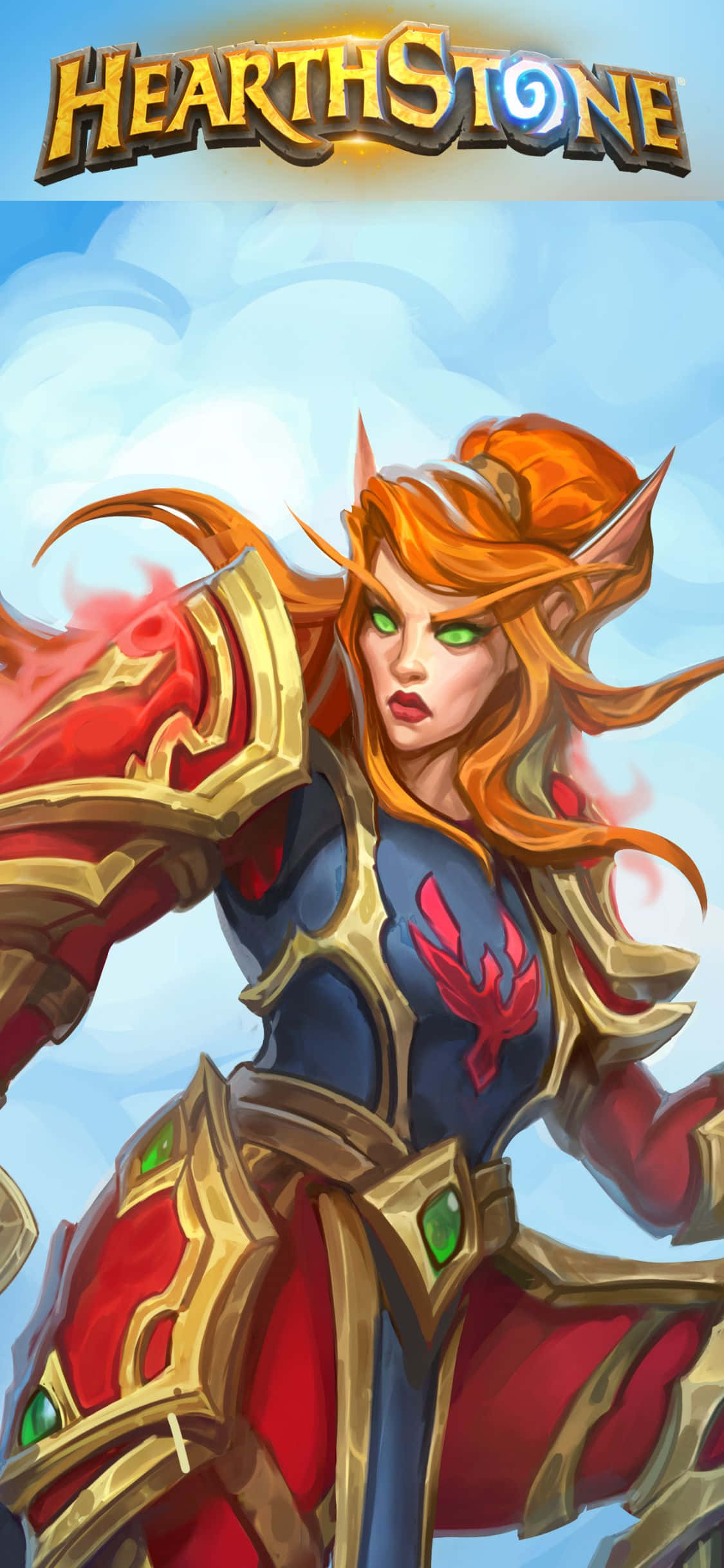 Hình nền Hearthstone Lady Liadrin cho iPhone XS Hình nền