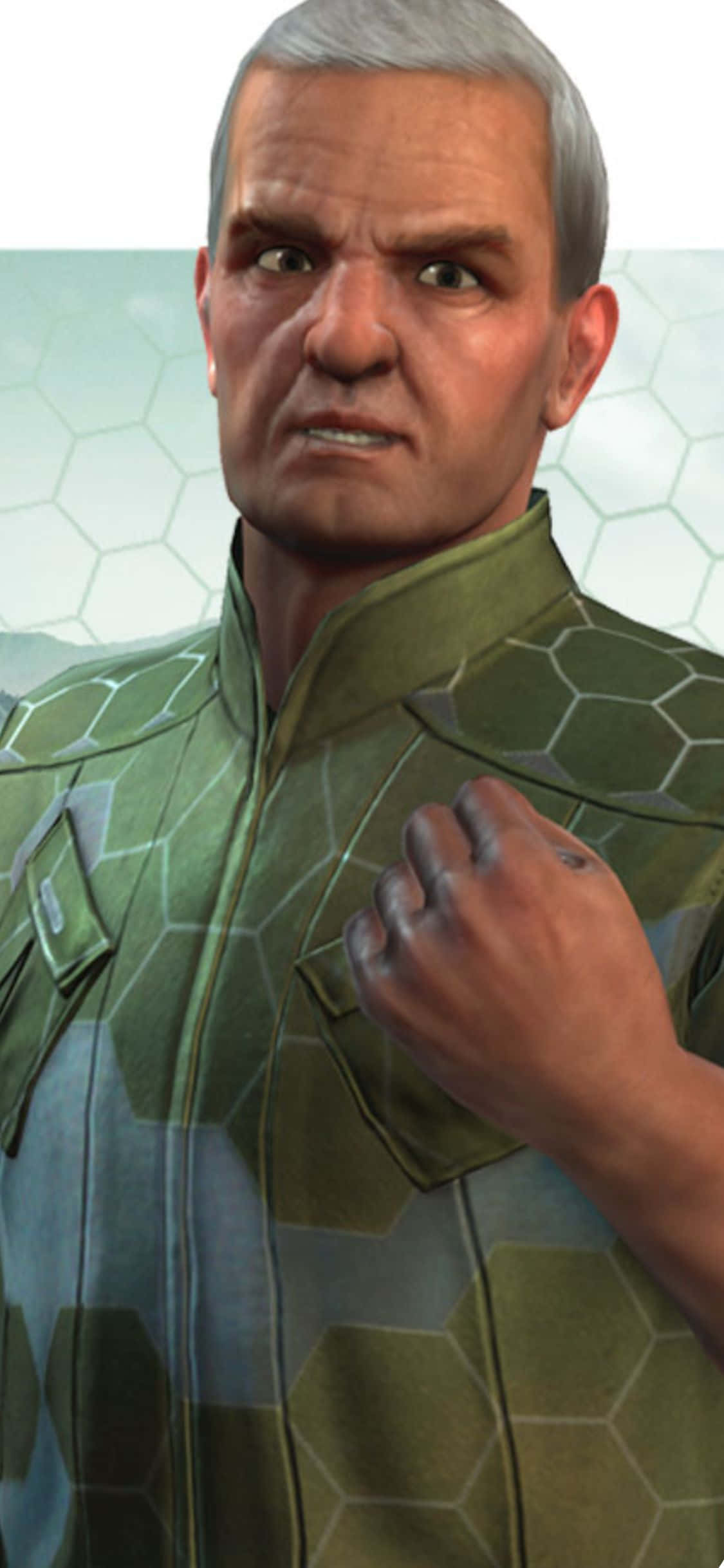 Hình nền Lãnh đạo Rejinaldo De Alencar của Civilization Beyond Earth cho iPhone XS Hình nền