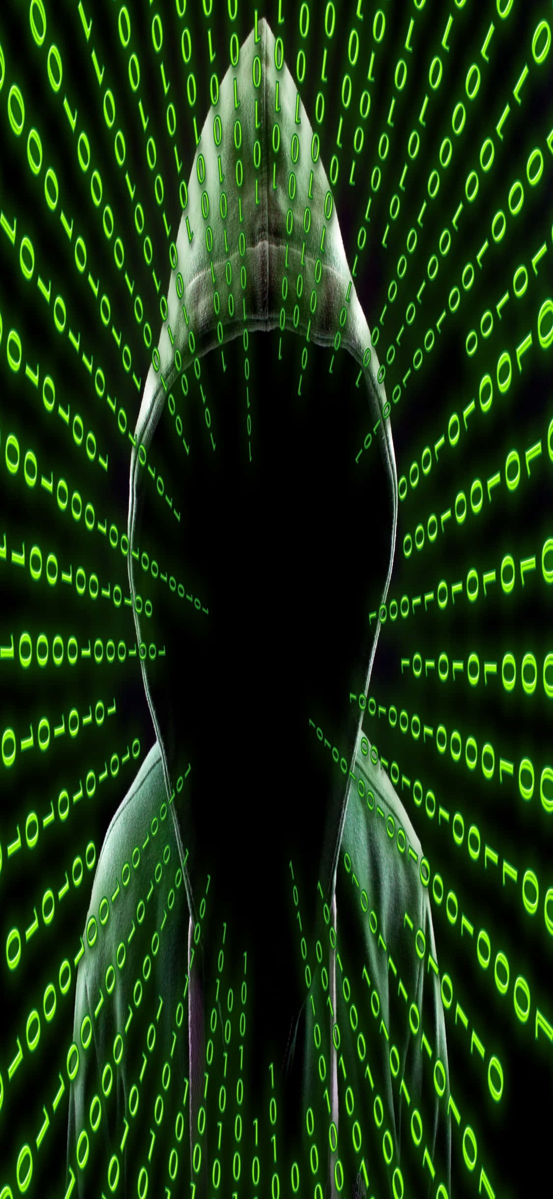 Hình nền Lập trình iPhone Xs Mũ trùm Hacker Hình nền