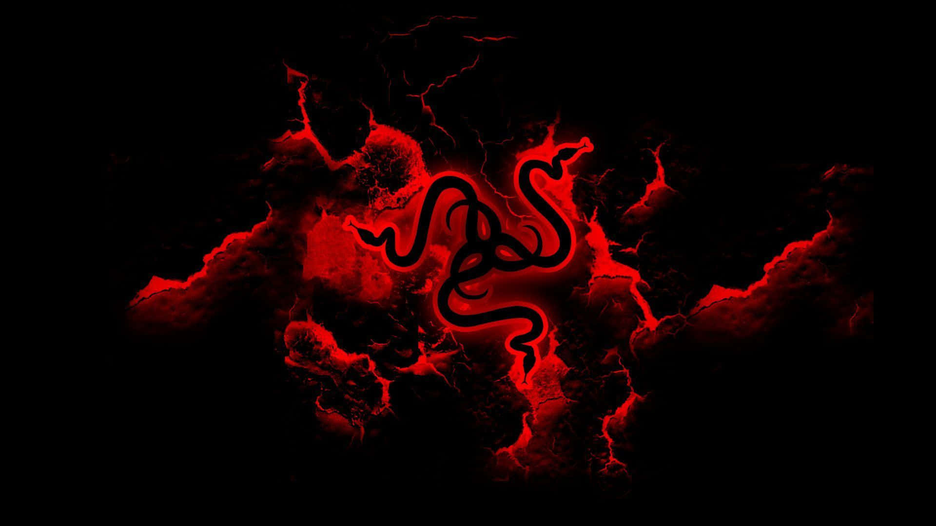 Hình nền Logo Razer Đỏ Cho Game Hình nền
