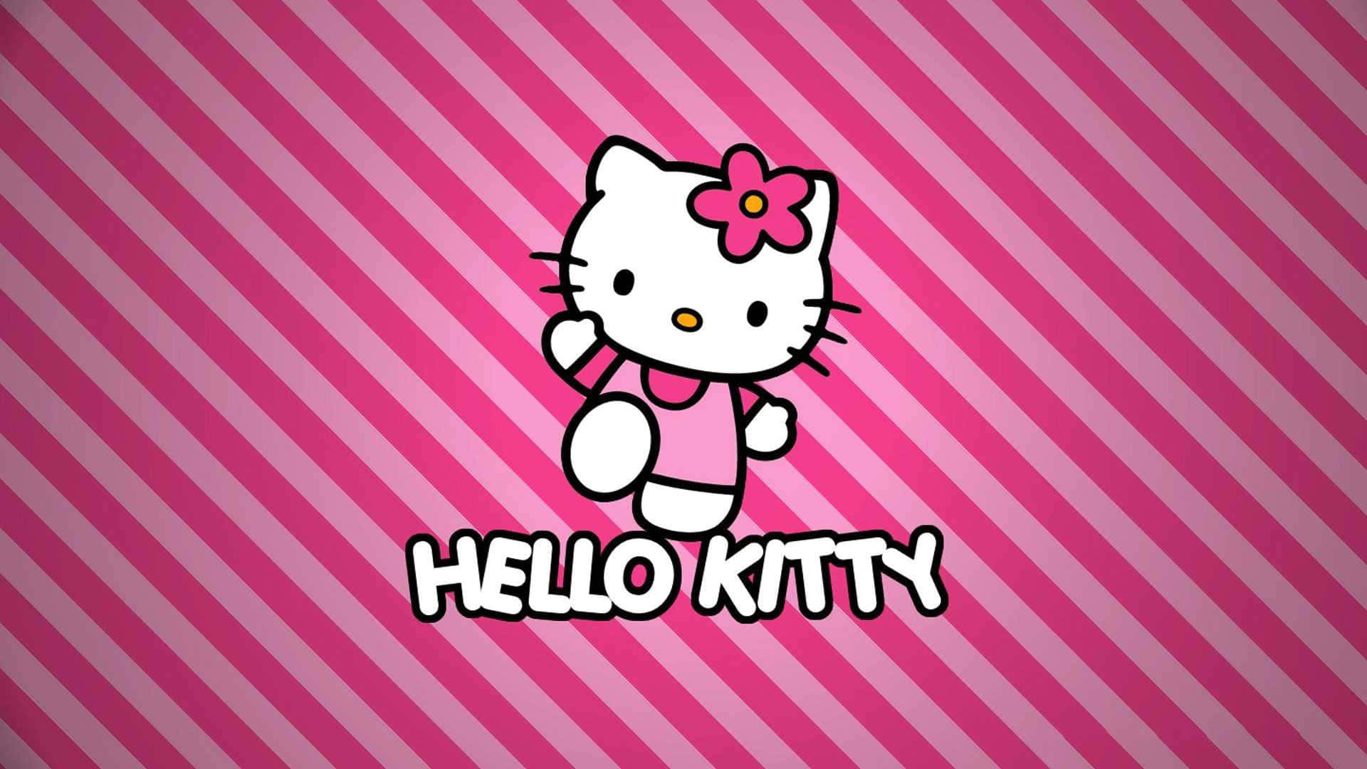 Hình nền Lời chào đầy màu sắc từ Sanrio Hình nền