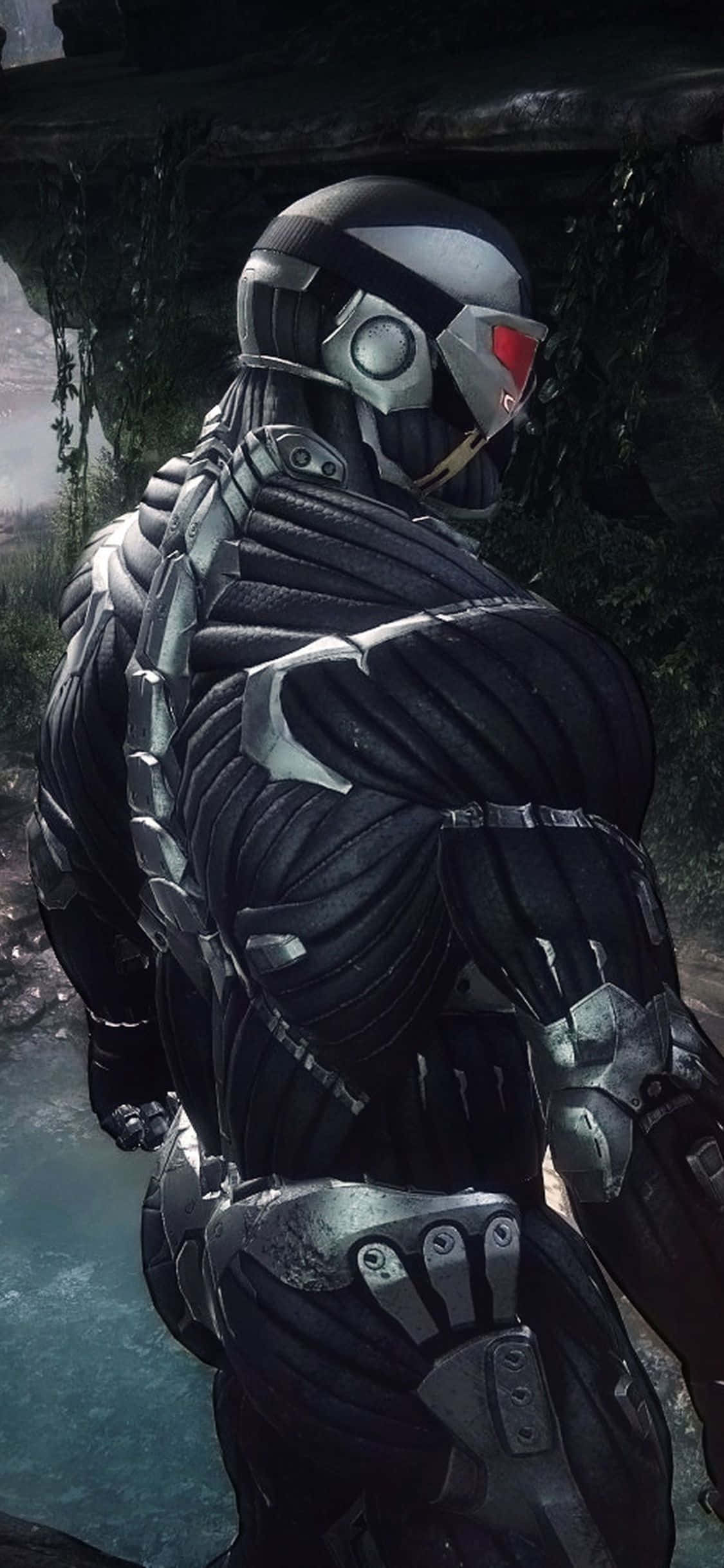 Hình nền lưng Nanosuit Crysis 3 cho iPhone X Hình nền
