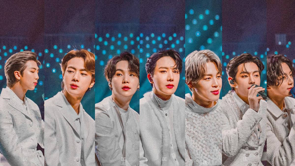 Hình nền màn hình chia đôi BTS Hình nền