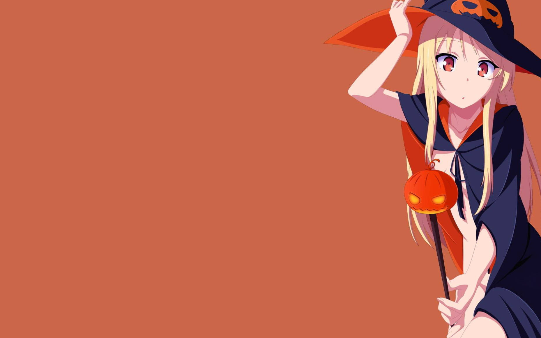 Hình nền Mashiro Shiina Halloween dễ thương Hình nền