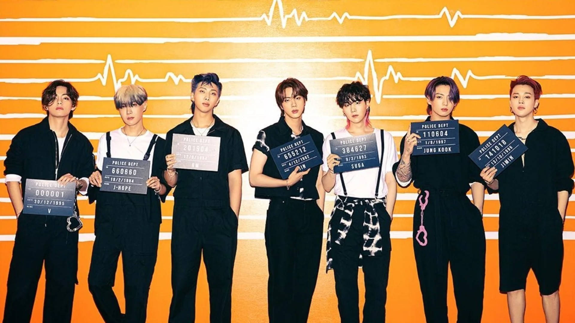 Hình nền máy tính dàn ảnh chân dung BTS Hình nền