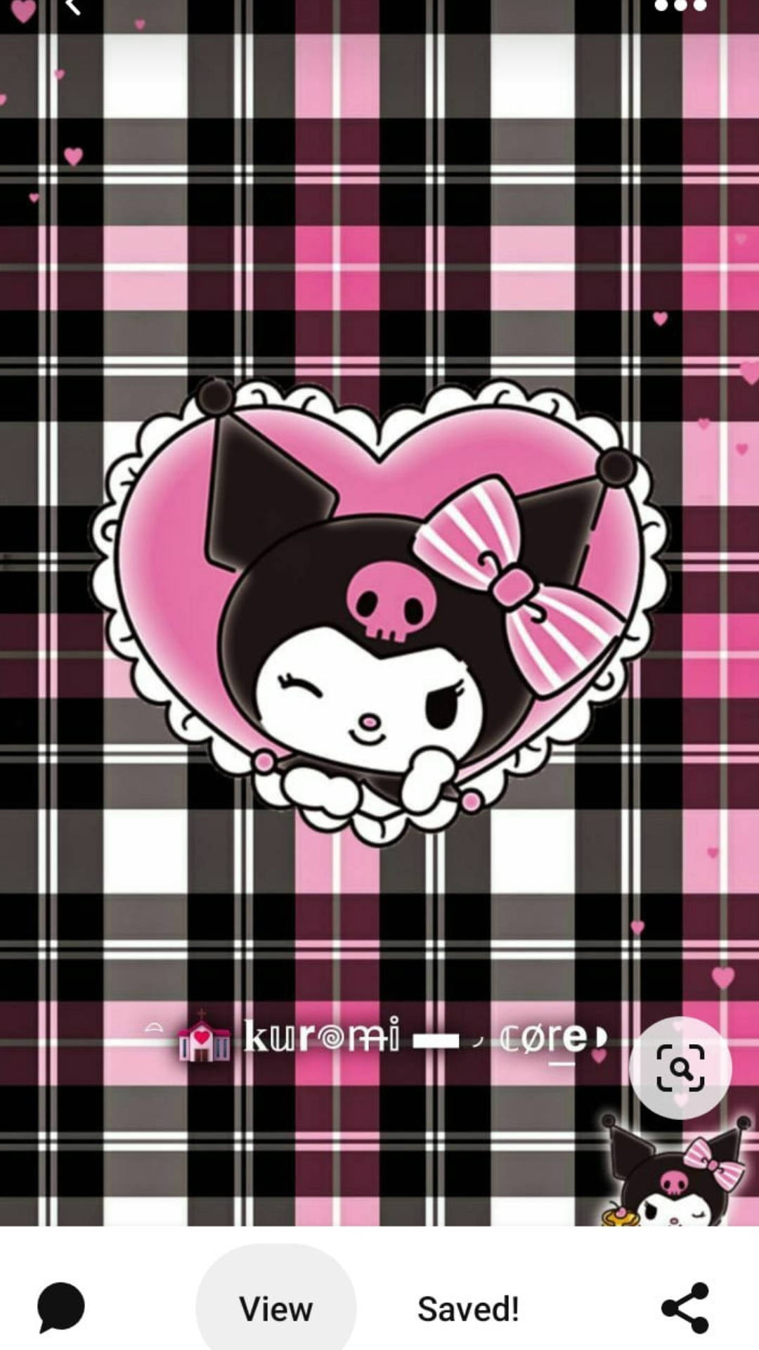 Hình nền My Melody Kuromi phong cách Emo