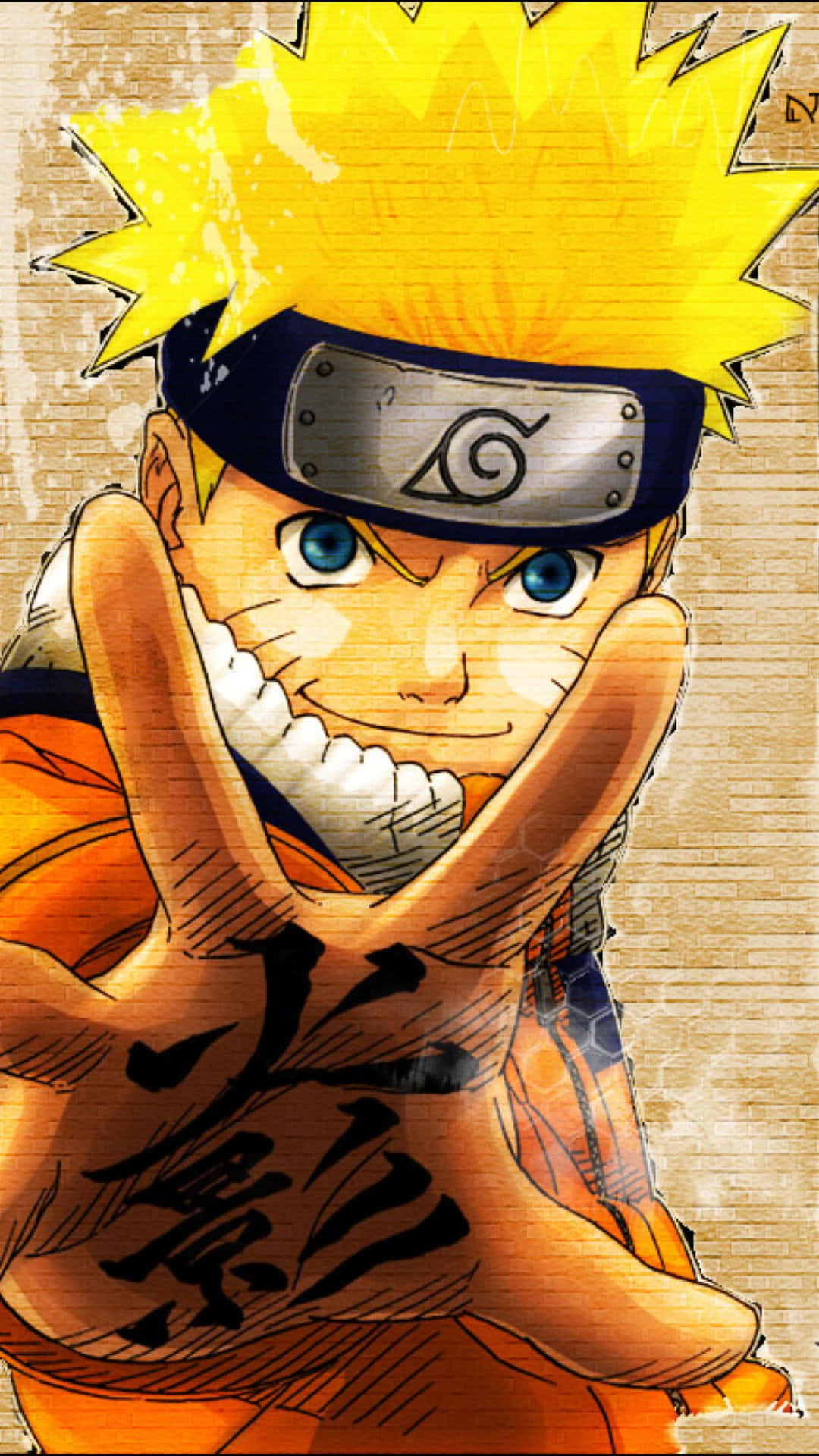 Hình nền Naruto tư thế hành động mạnh mẽ Hình nền