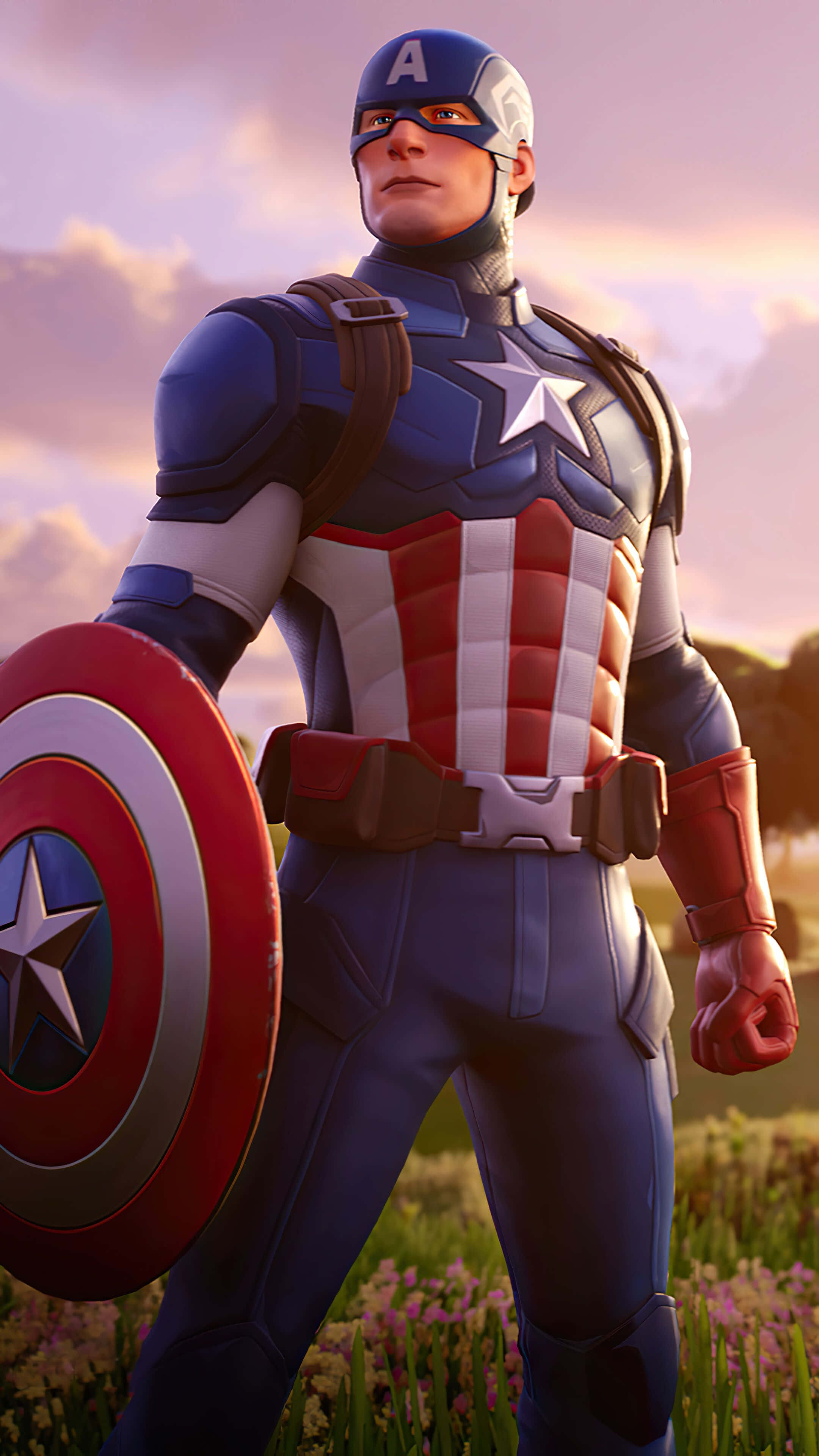 Hình nền Nhân vật Fortnite Captain America Hình nền