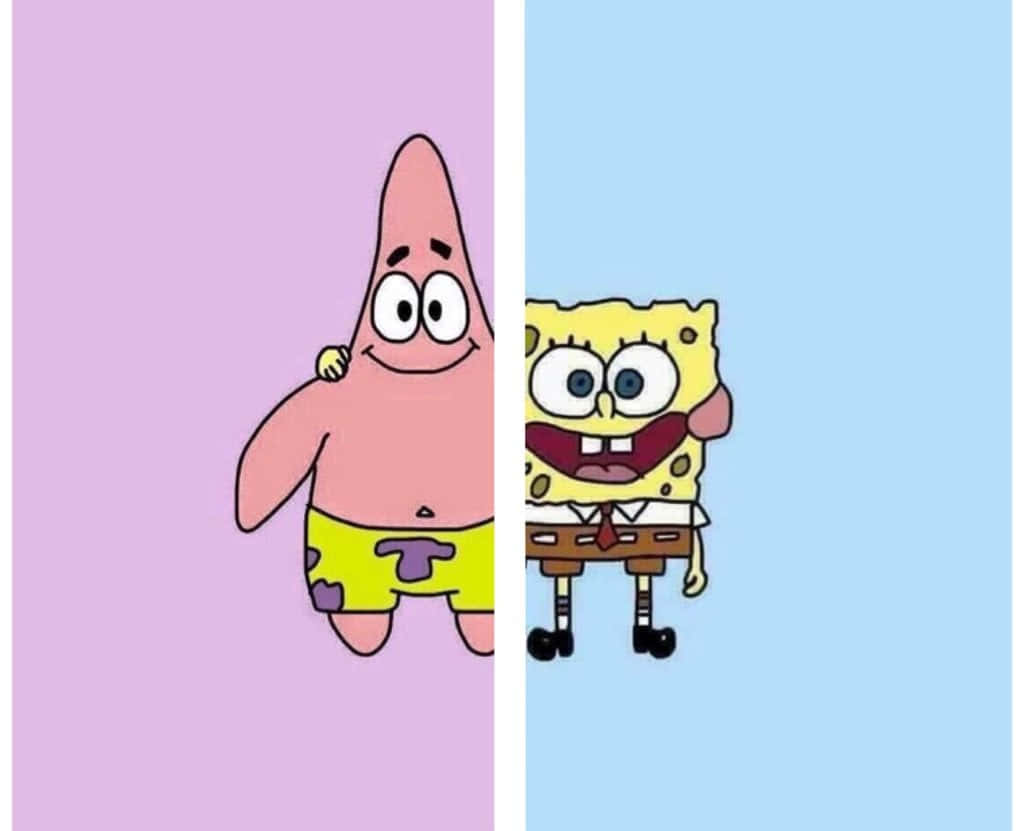 Hình nền Patrick và SpongeBob dễ thương dành cho bạn thân