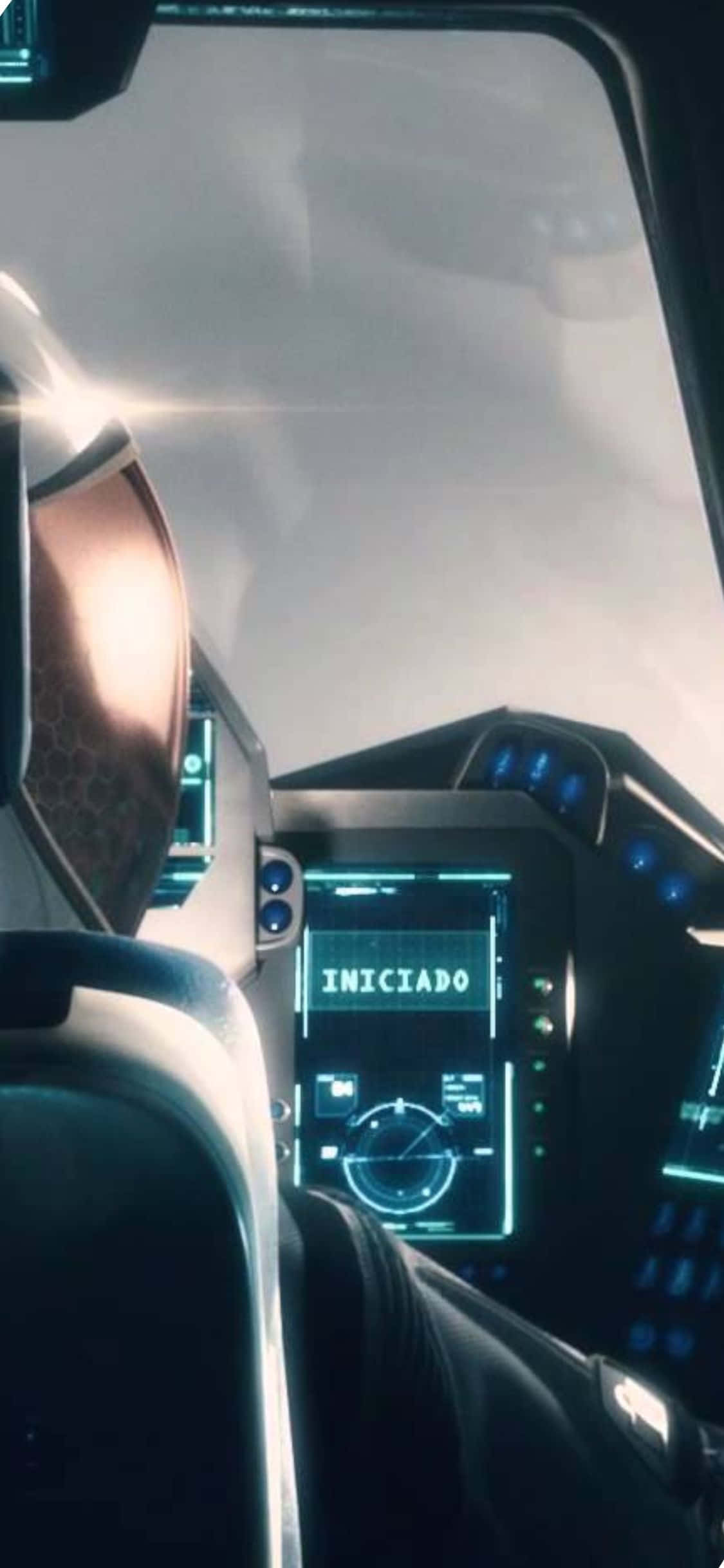Hình nền Phi hành gia Tàu vũ trụ Civilization Beyond Earth cho iPhone XS Hình nền