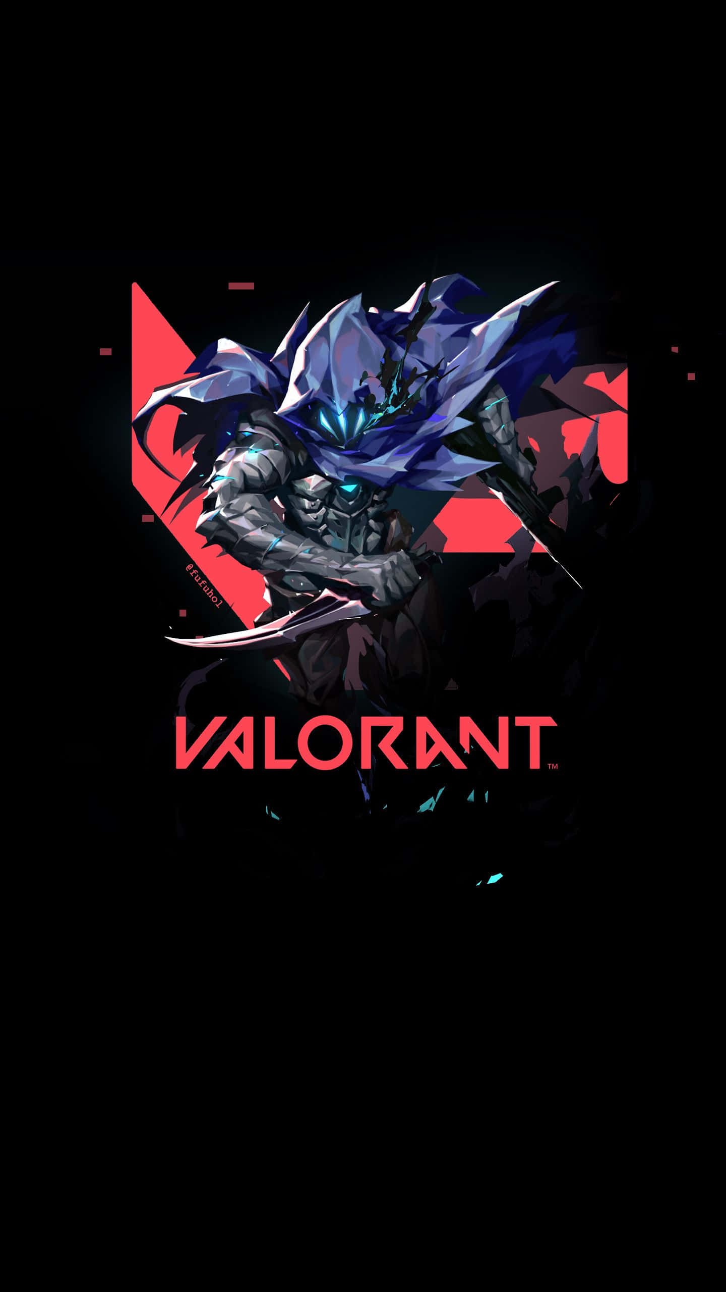 Hình nền Pixel 3XL Valorant Omen và Logo Valorant Hình nền
