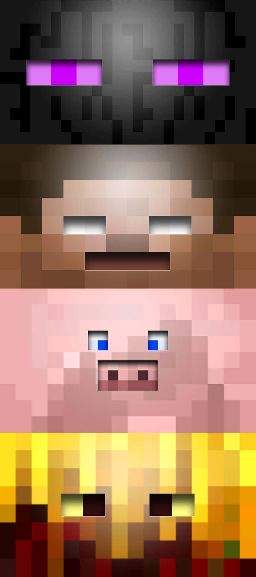 Pixel 3xl Minecraft Nền Nhân Vật Khuôn Mặt Hình nền