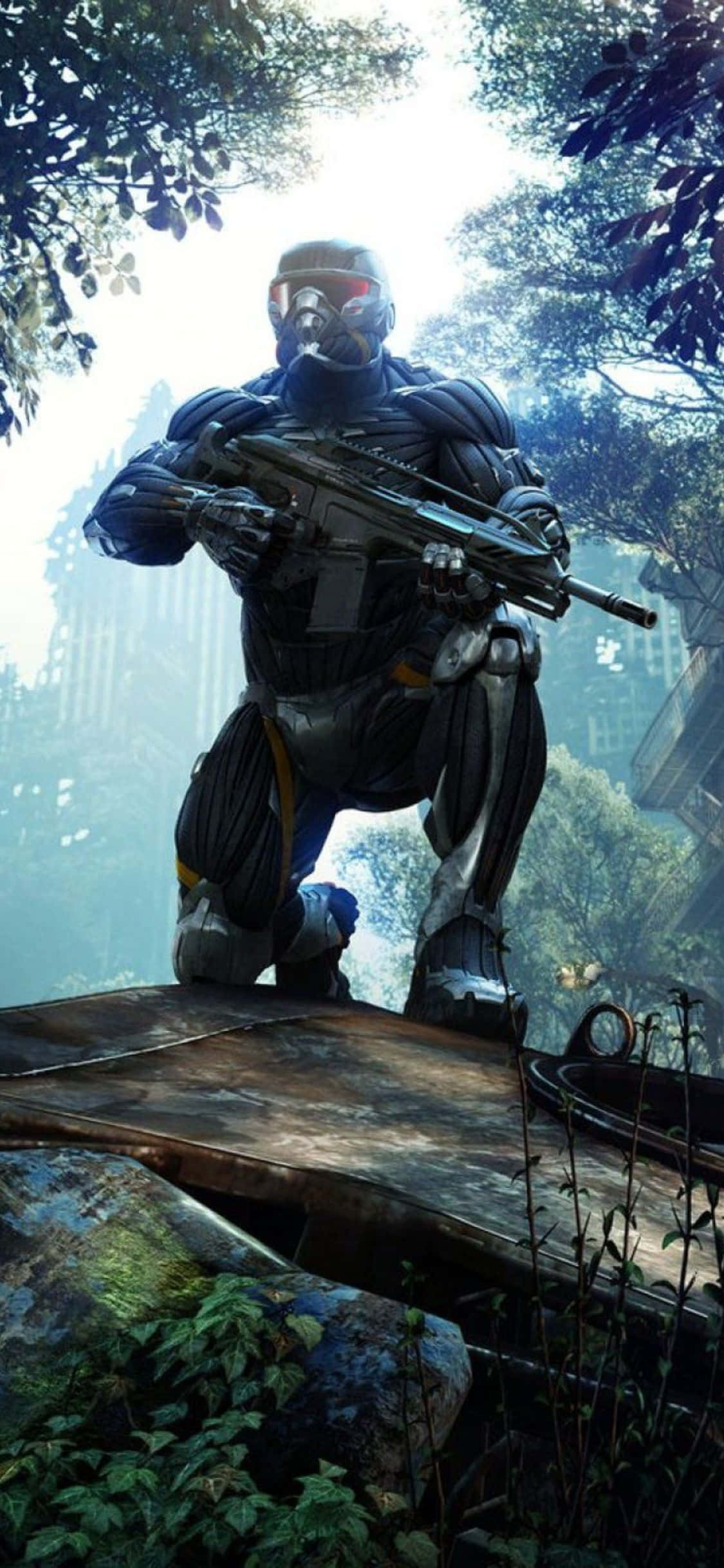 Hình nền Rừng Súng trường Crysis 3 iPhone X Hình nền