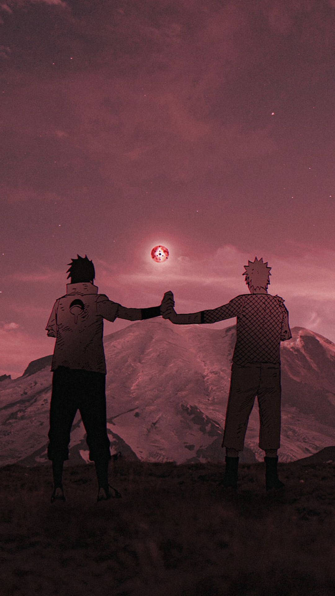 Hình nền Sasuke Naruto iPhone Anime góc nhìn từ phía sau Hình nền