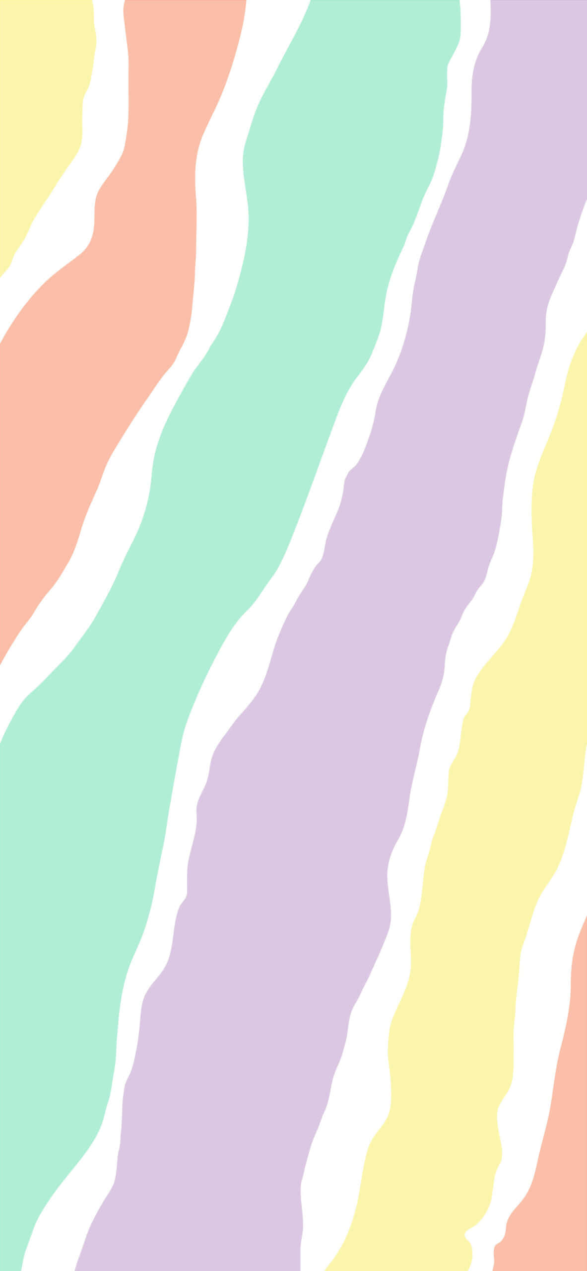 Hình nền sọc màu pastel với họa tiết cầu vồng Hình nền
