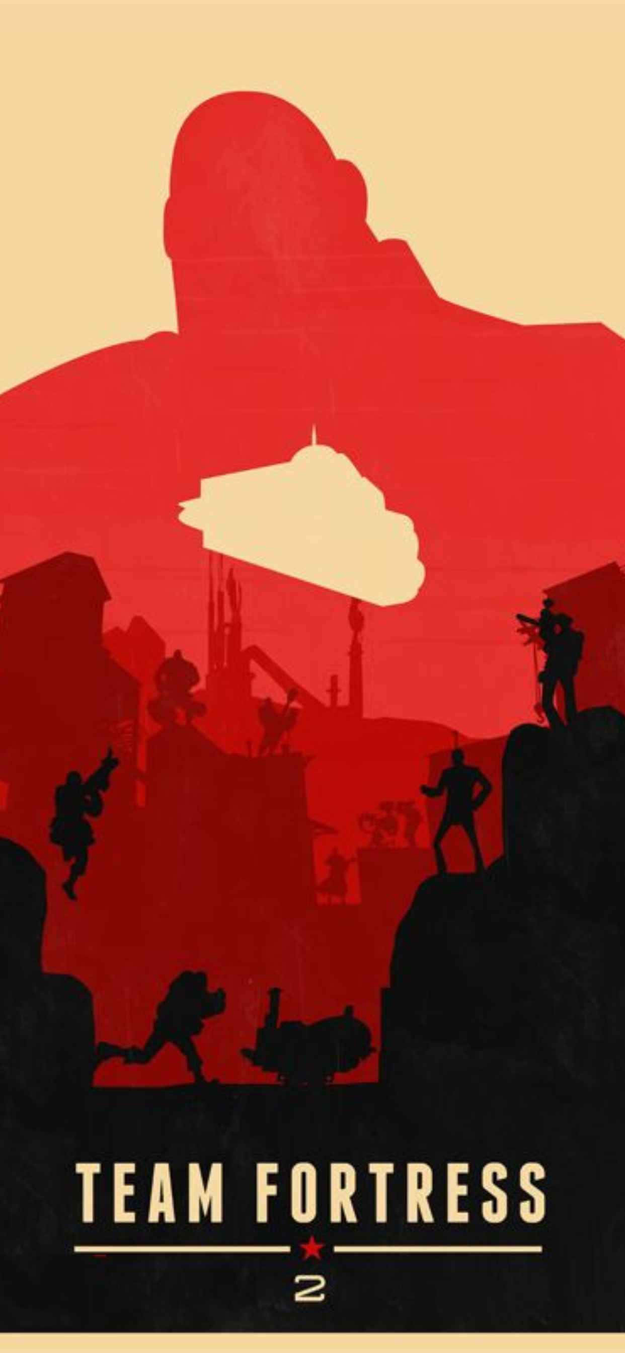 Hình nền Team Fortress 2 thiết kế banner cho iPhone XS Max Hình nền
