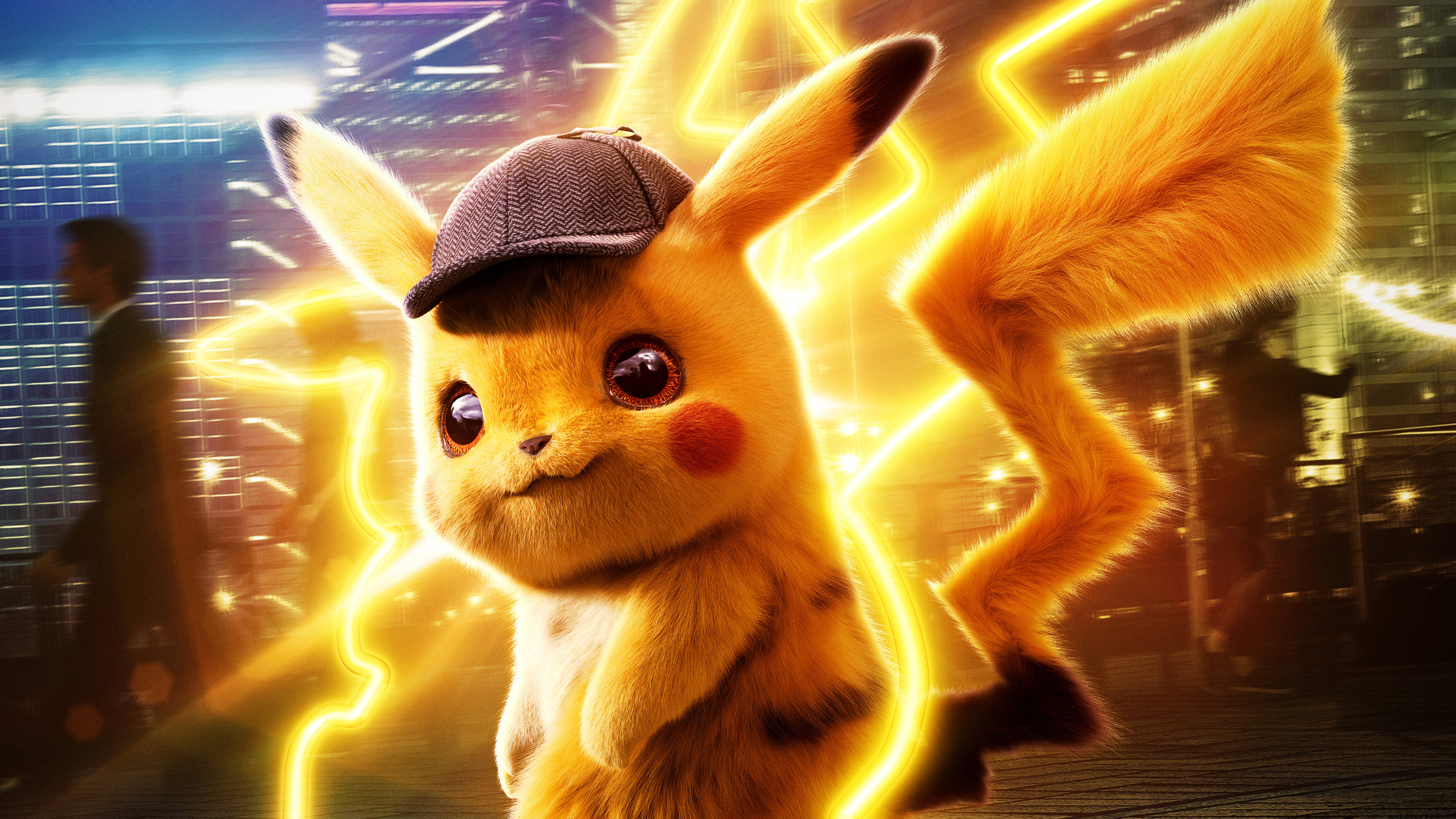 Hình Nền Thám Tử Pikachu 4K Hình nền