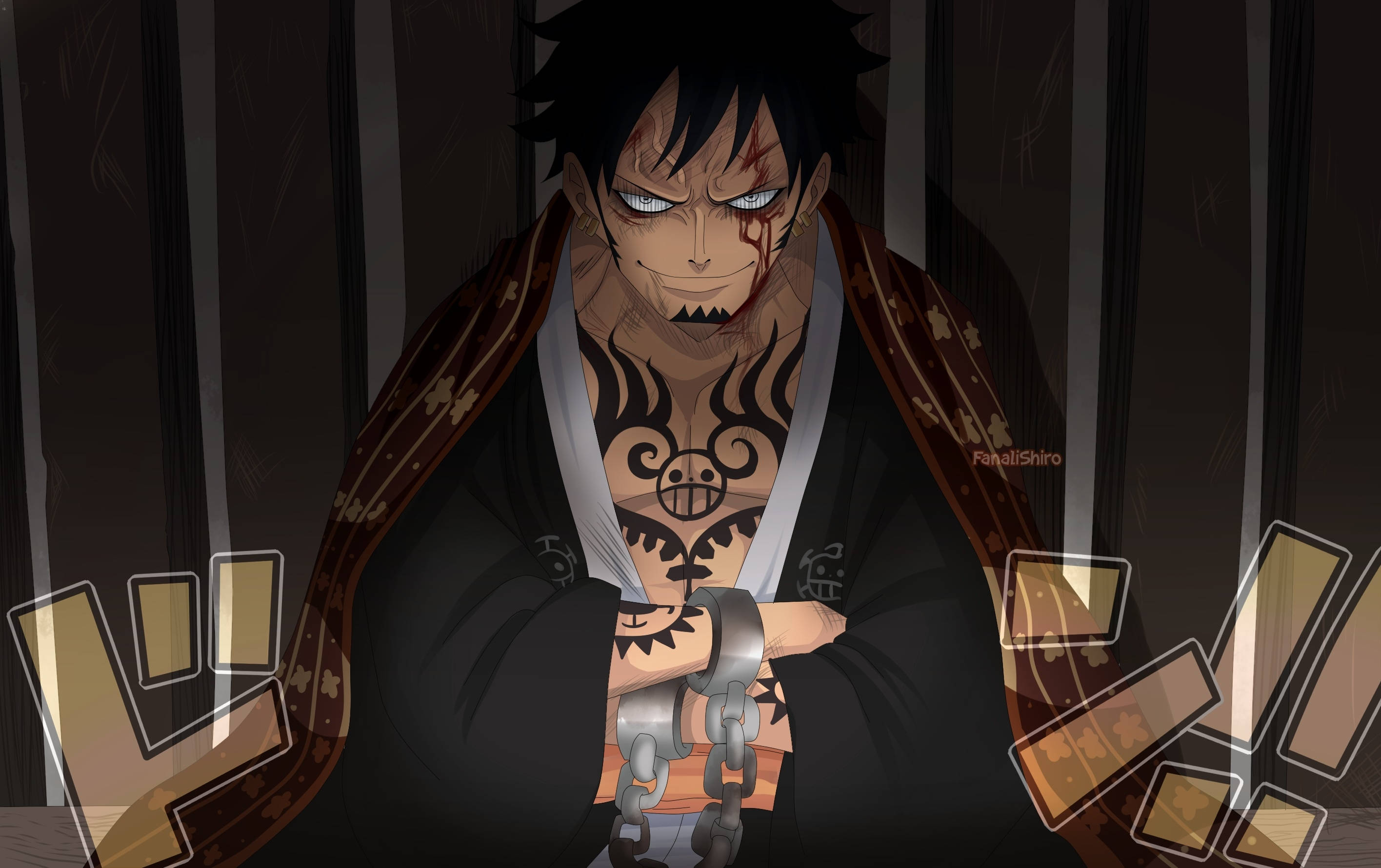 Hình nền Trafalgar One Piece cho máy tính Hình nền