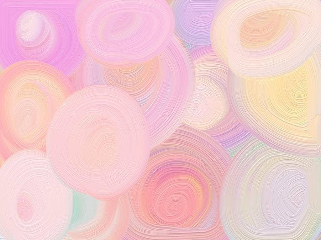 Hình Tròn Pastel Đáng Yêu Hình nền