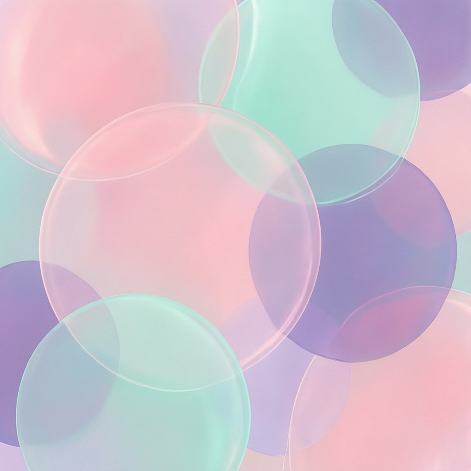 Hình tròn trừu tượng Pastel Hình nền