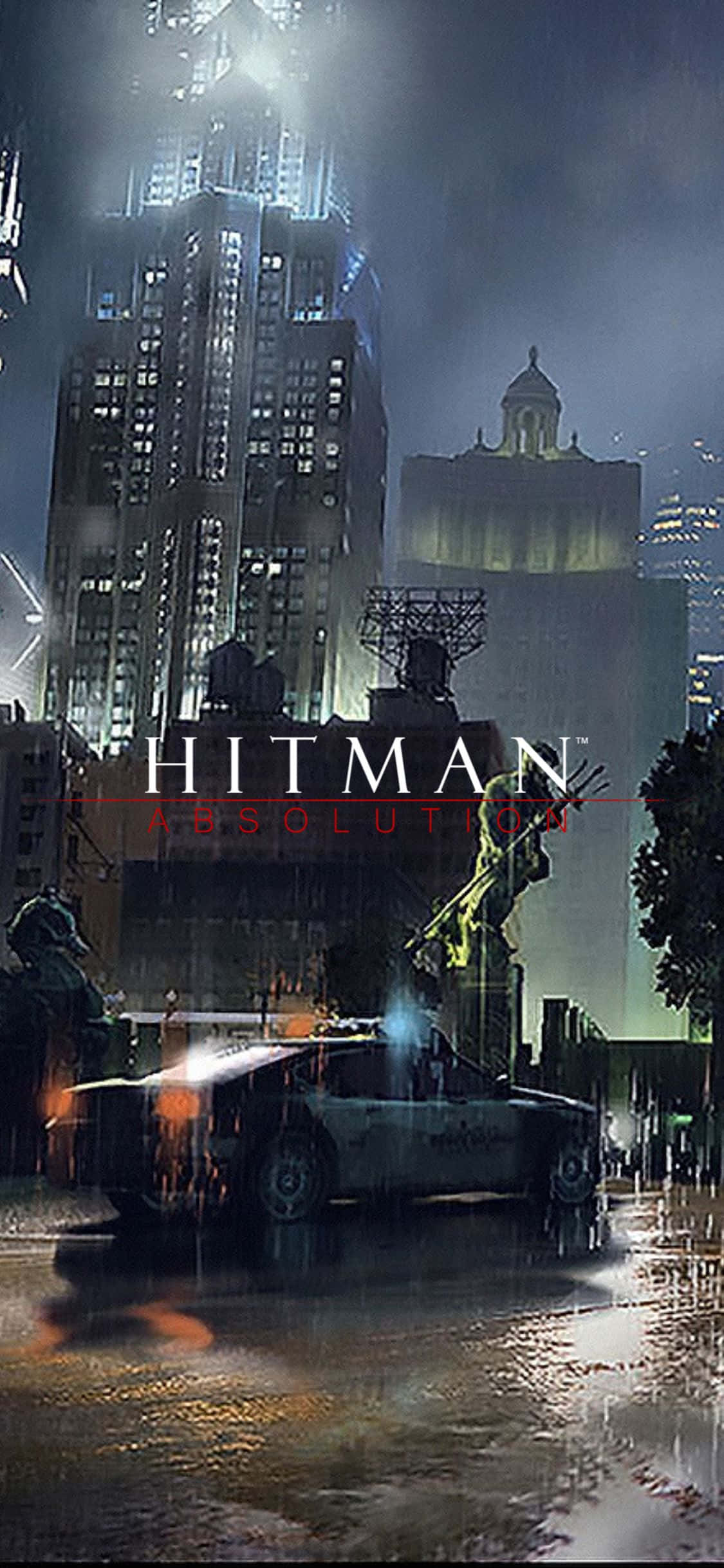 Hitman Absolution: Trò chơi ly kỳ với phong cách iPhone X táo bạo Hình nền