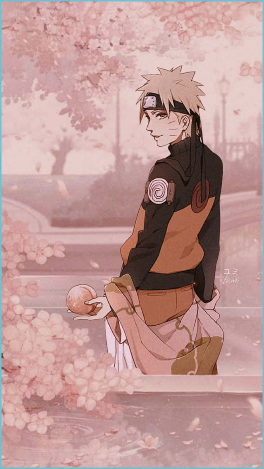 Hoa Anh Đào Và Naruto Điện Thoại Thẩm Mỹ Hình nền