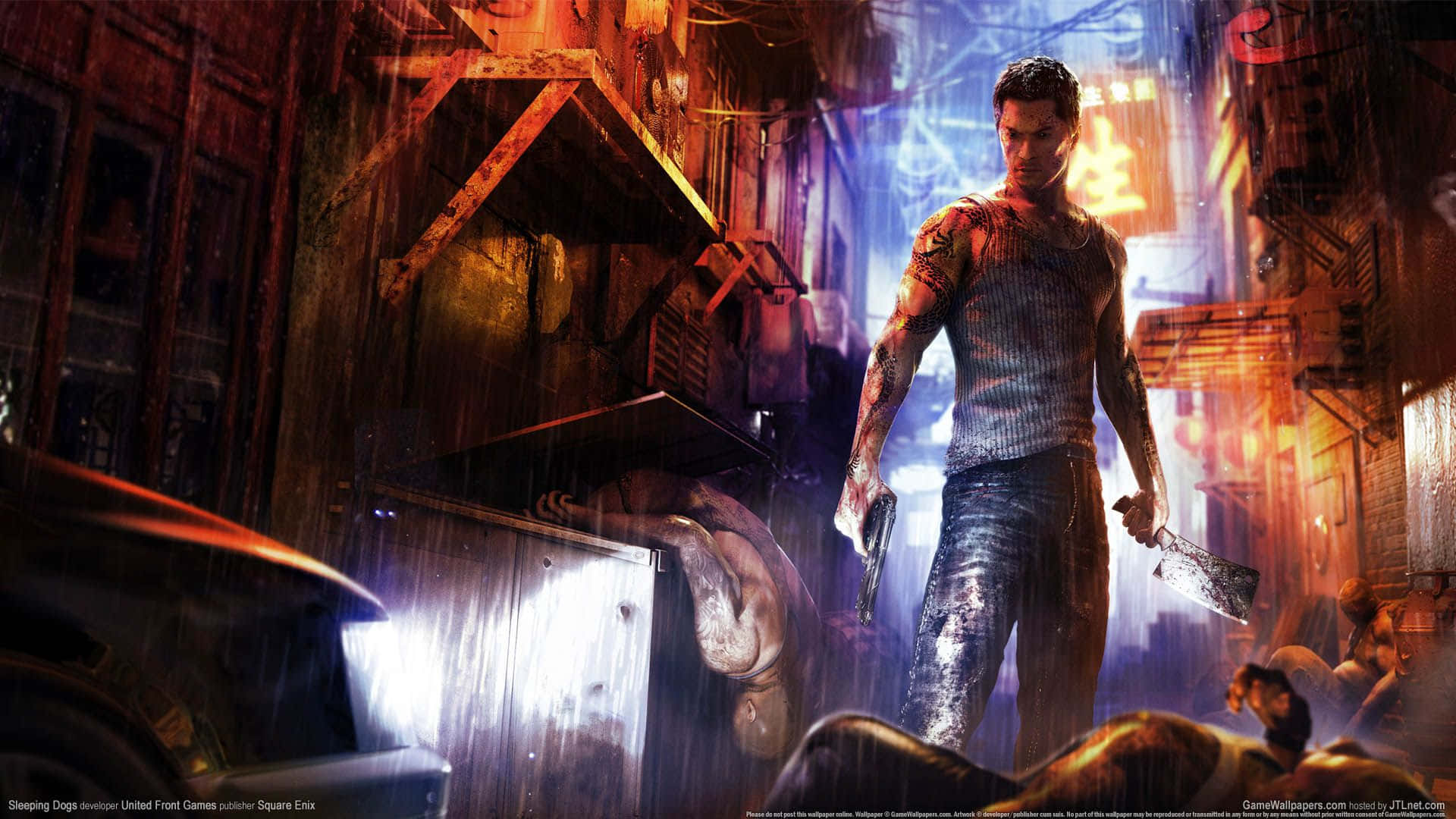 Hòa mình vào đường phố Hồng Kông với vai trò cảnh sát chìm Wei Shen trong tựa game từng đoạt giải thưởng “Sleeping Dogs”. Hình nền