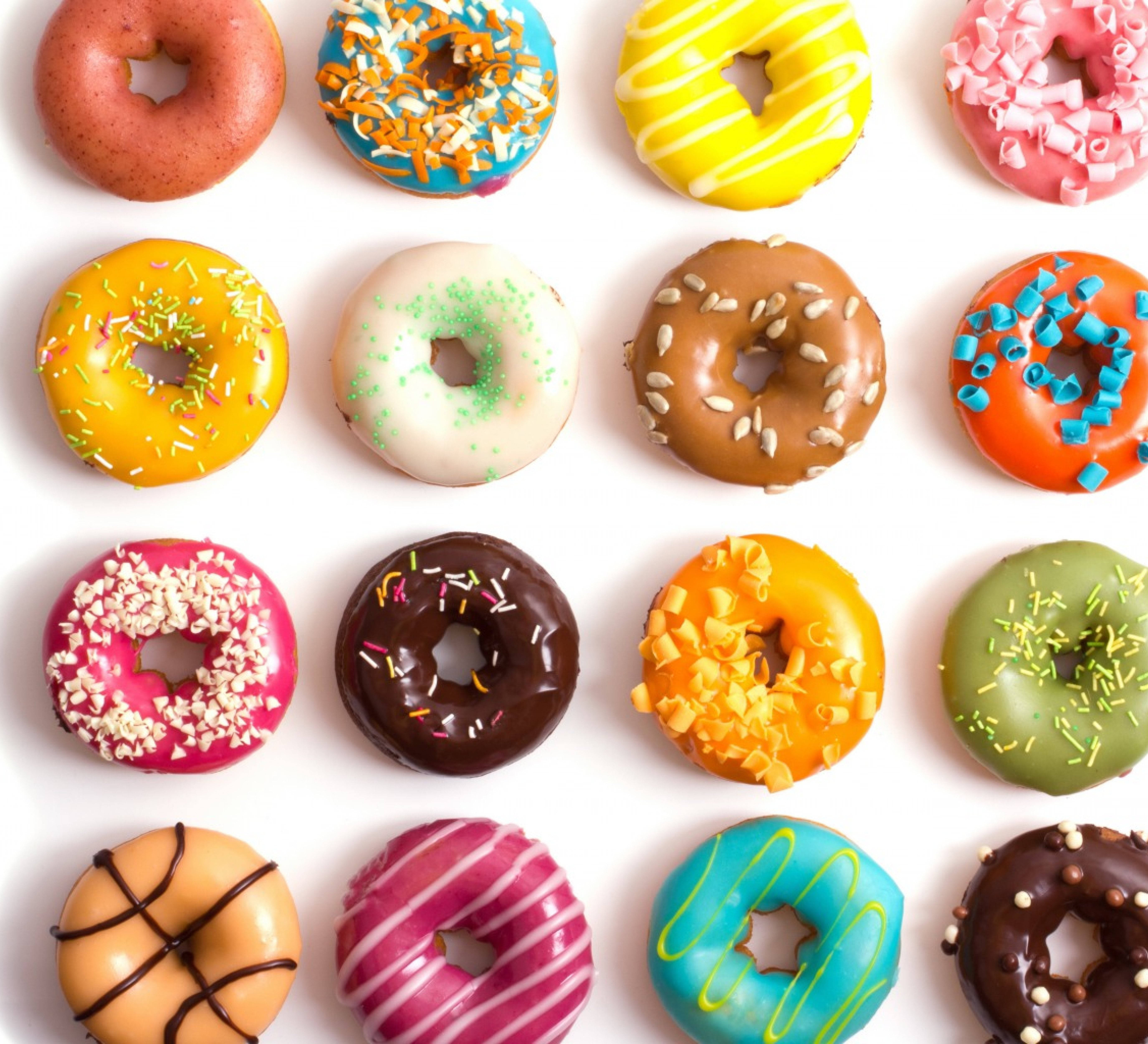 Họa tiết bánh donut thẩm mỹ Hình nền