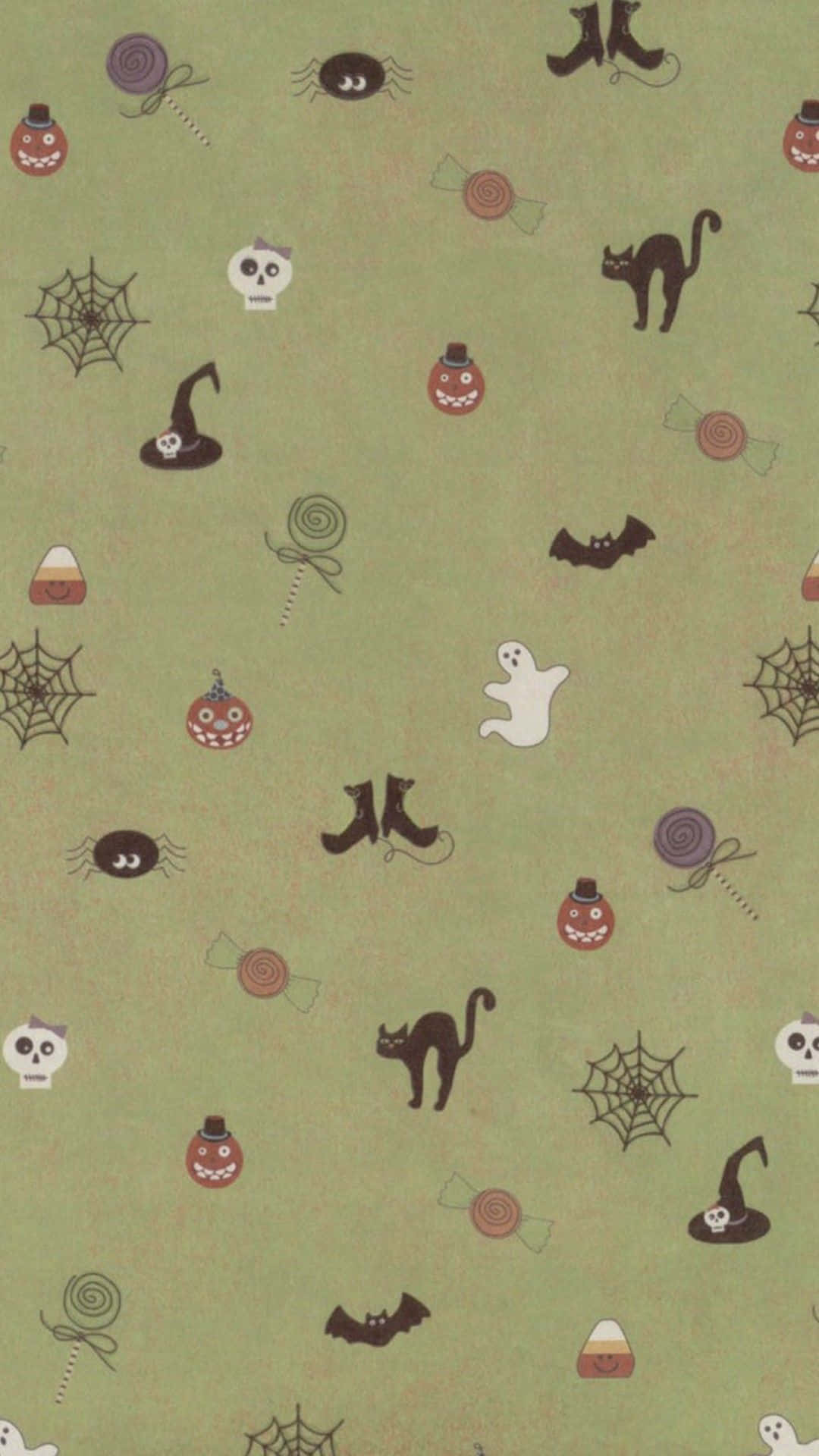 Họa Tiết Biểu Tượng Halloween Dễ Thương Hình nền