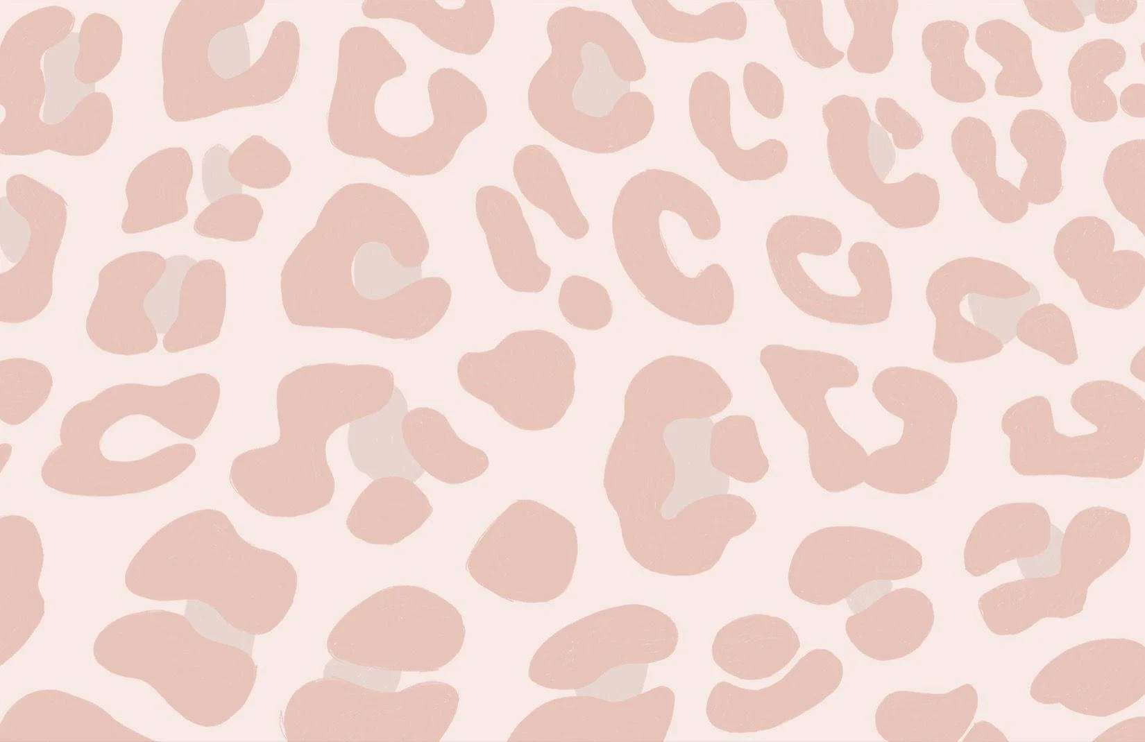 Họa tiết da báo pastel đào phong cách preppy PFP Hình nền