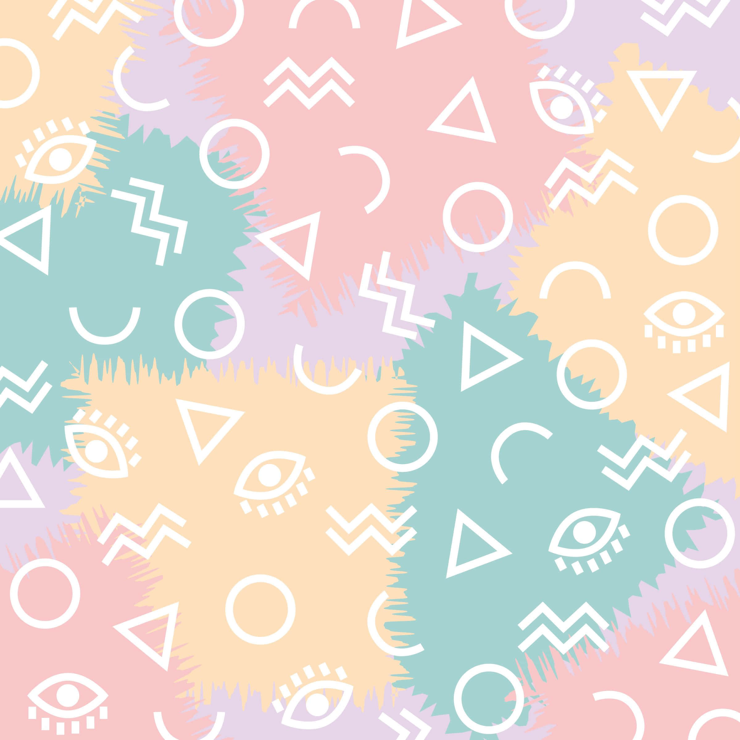 Họa tiết Hippie Nền Pastel Hình nền