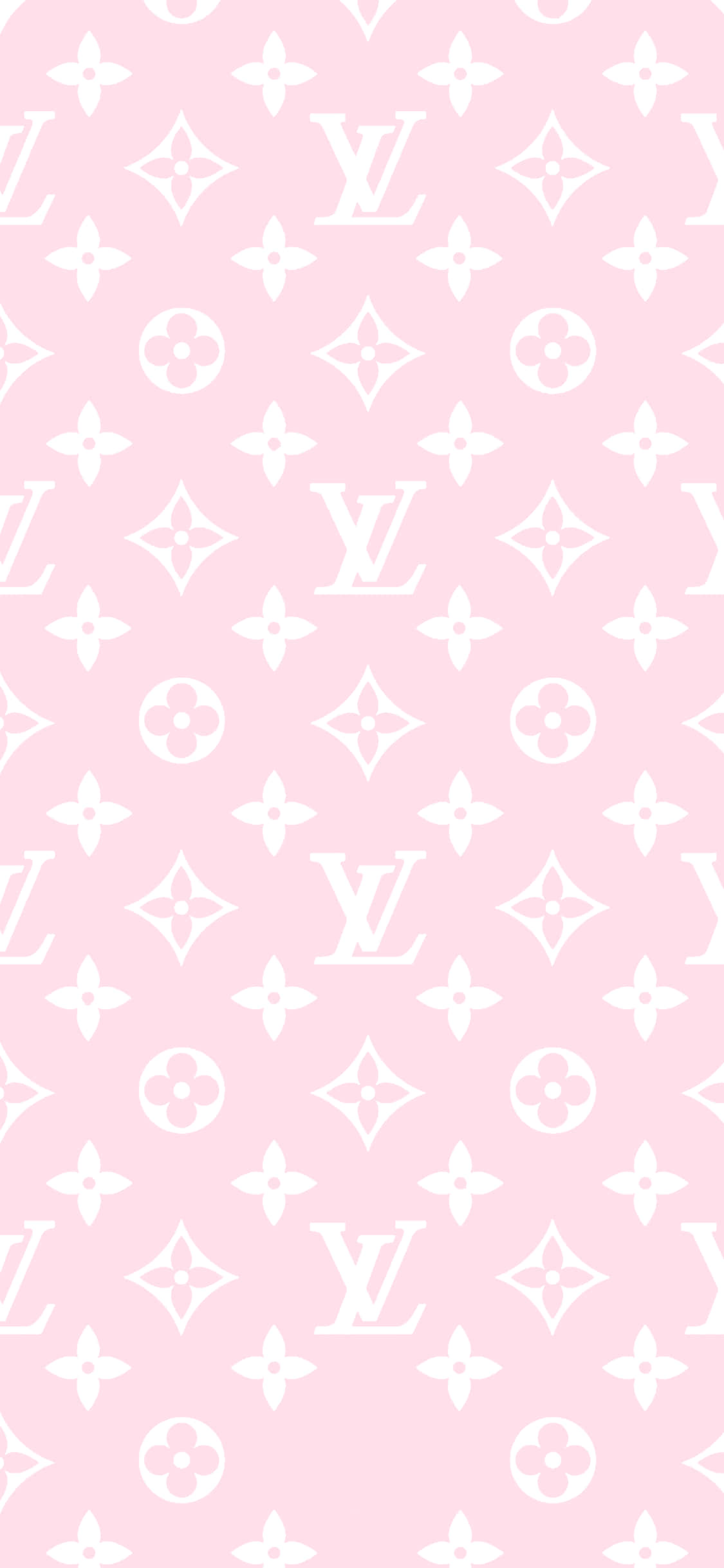 họa tiết Louis Vuitton hồng trắng Hình nền