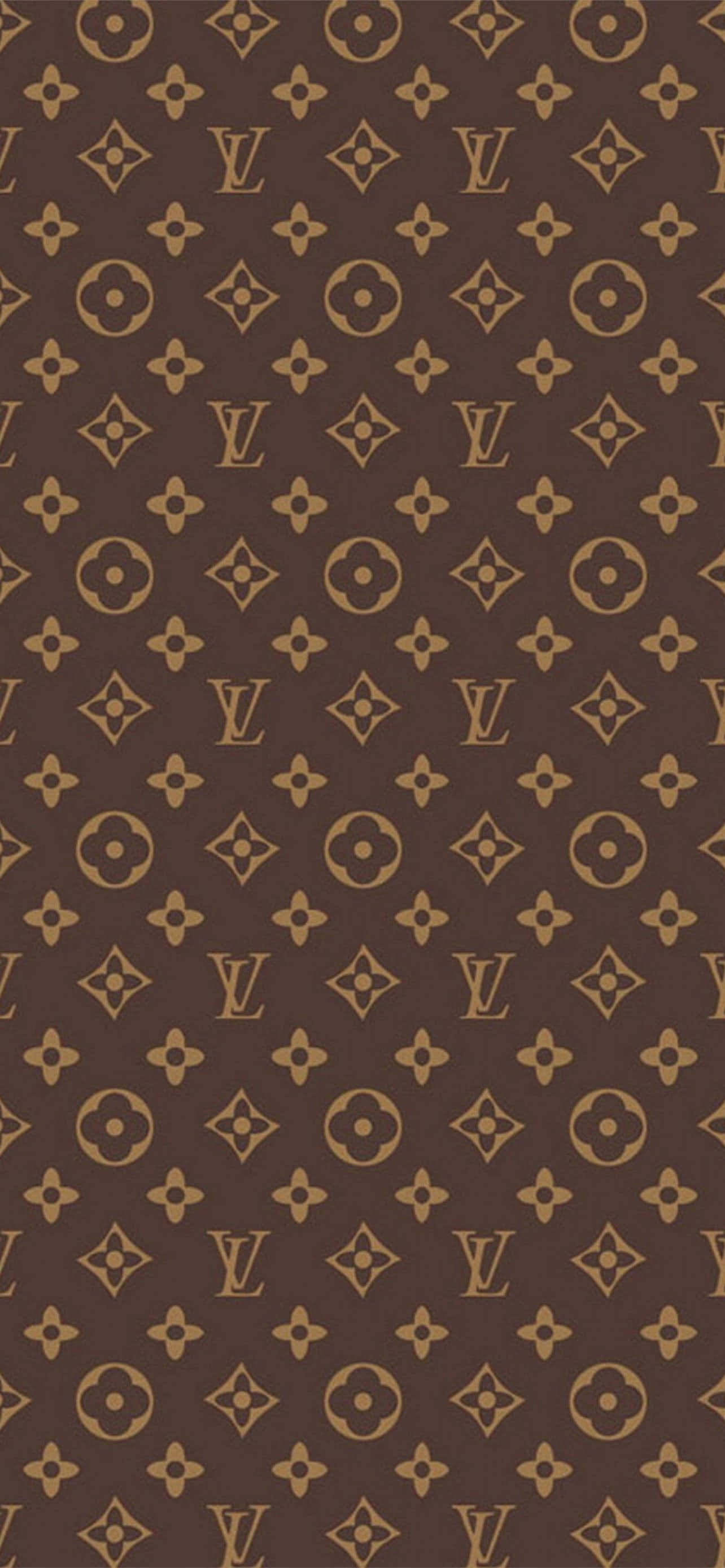 họa tiết monogram louis vuitton màu nâu và vàng Hình nền