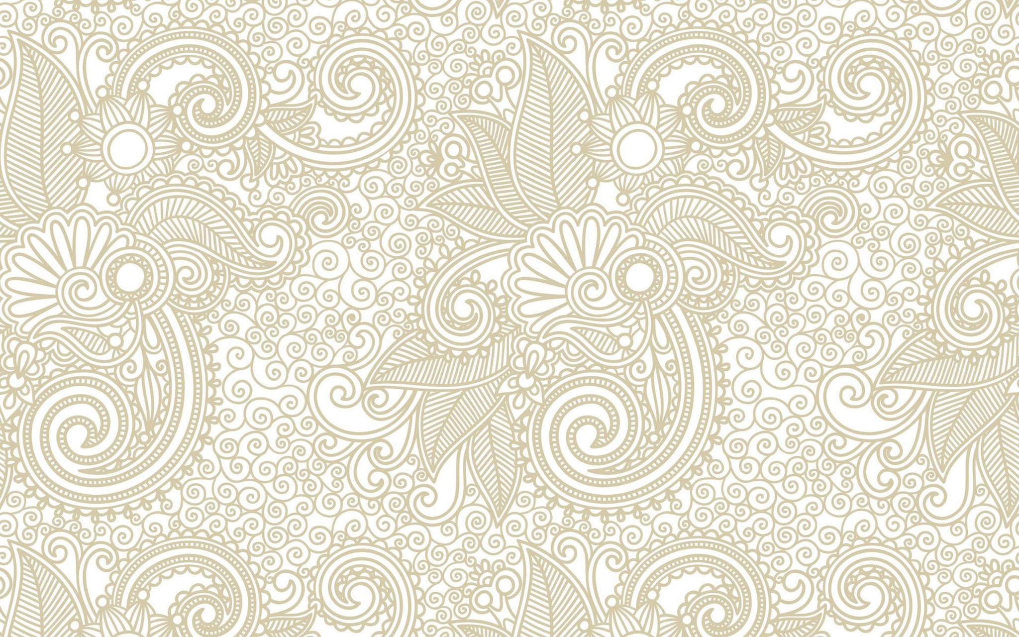 Họa tiết Paisley Trắng Phong cách Hình nền