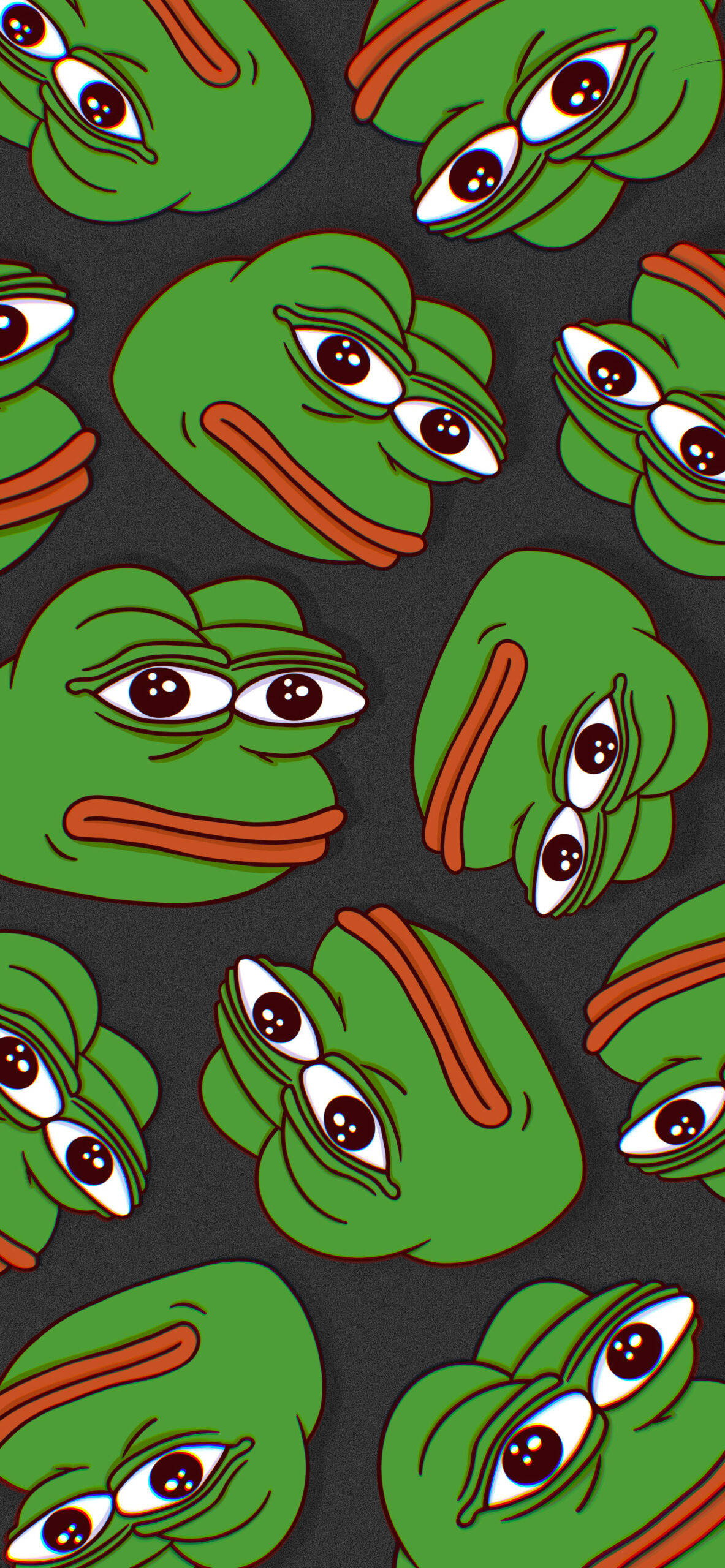 Họa Tiết Xanh Chú Ếch Pepe Hình nền