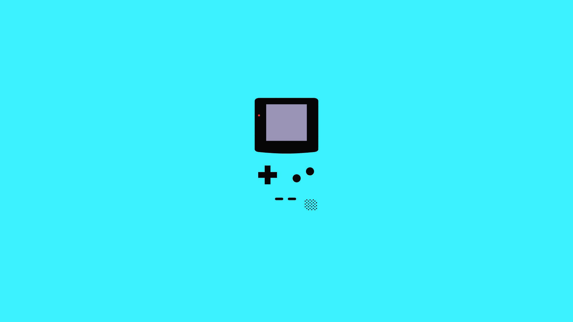 Hoài niệm game thủ với Game Boy Color xanh Hình nền