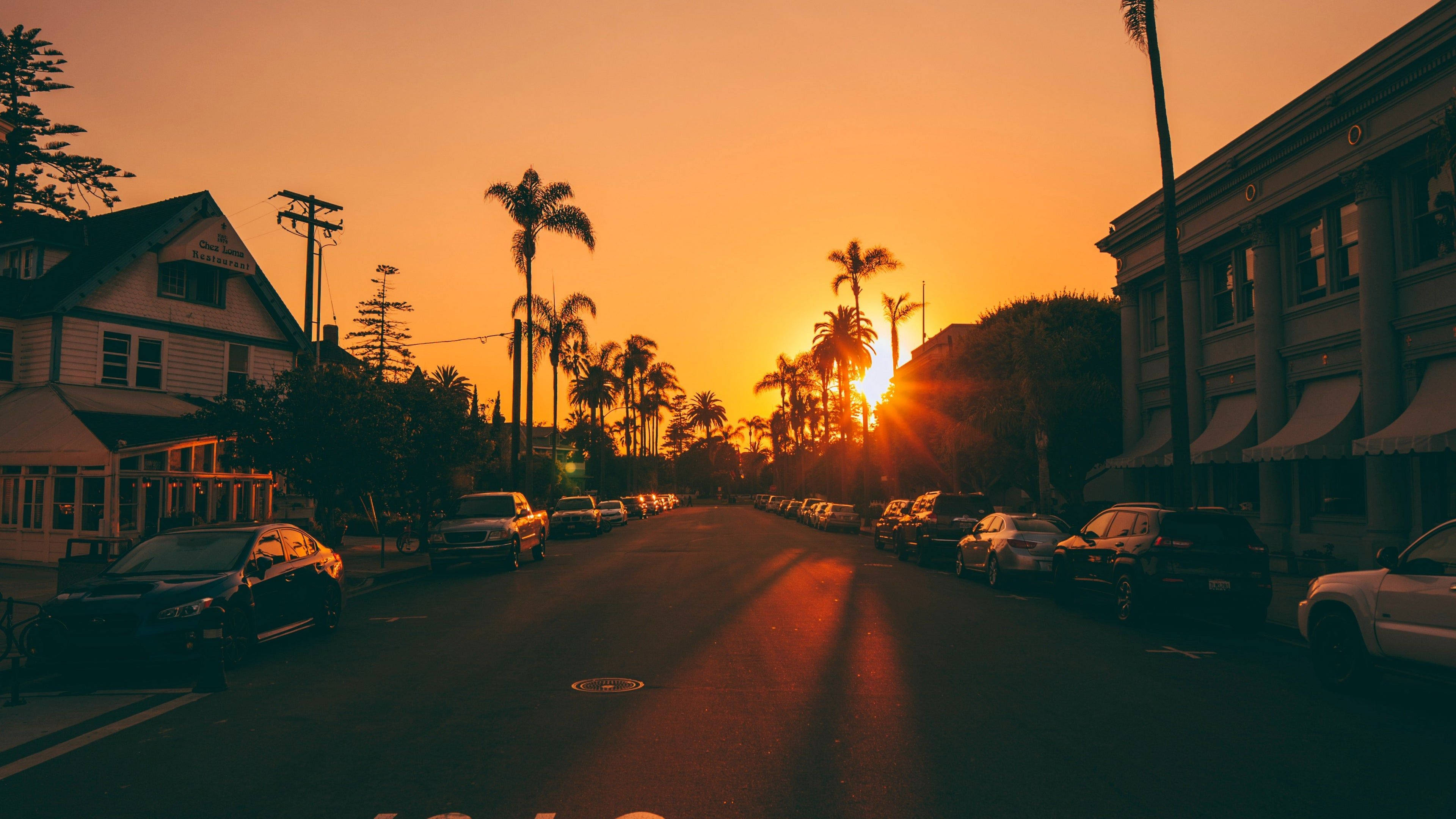 Hoàng hôn Bắc Los Angeles Hình nền