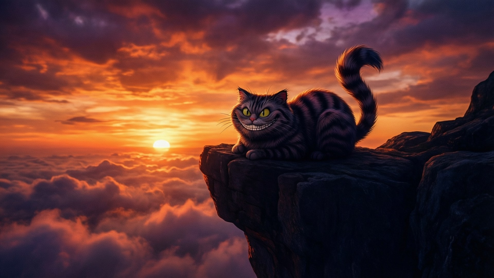 Hoàng hôn bóng hình Hình nền