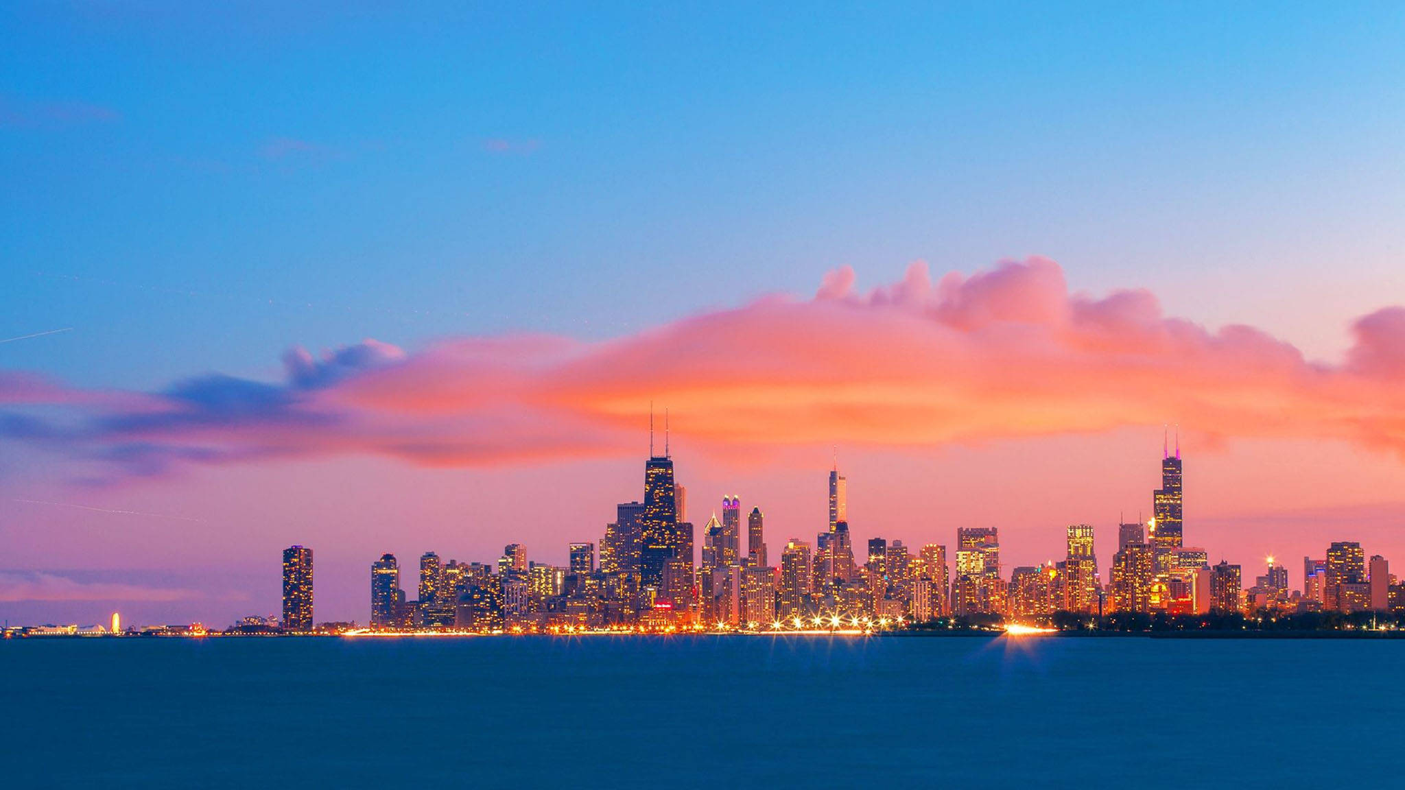 Hoàng hôn Los Angeles đẹp như tranh Hình nền