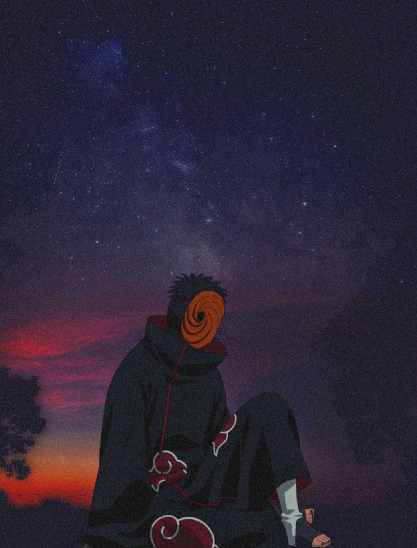 Hoàng hôn Obito Uchiha 4K — Naruto 4K GIF Hình nền