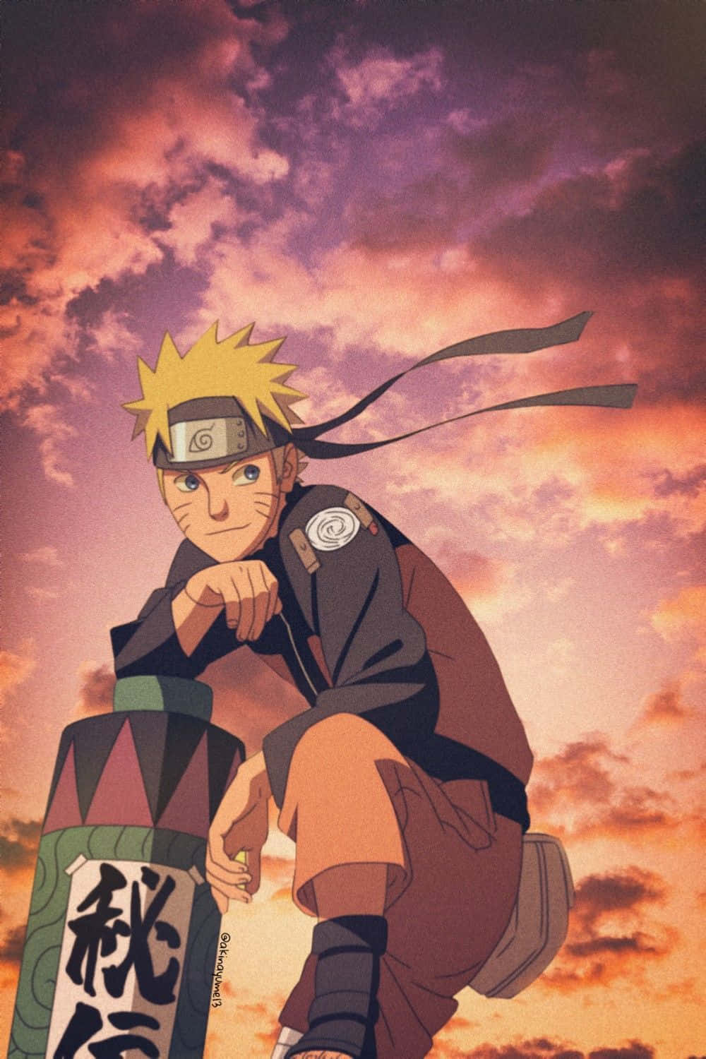 Nền điện thoại thẩm mỹ Naruto