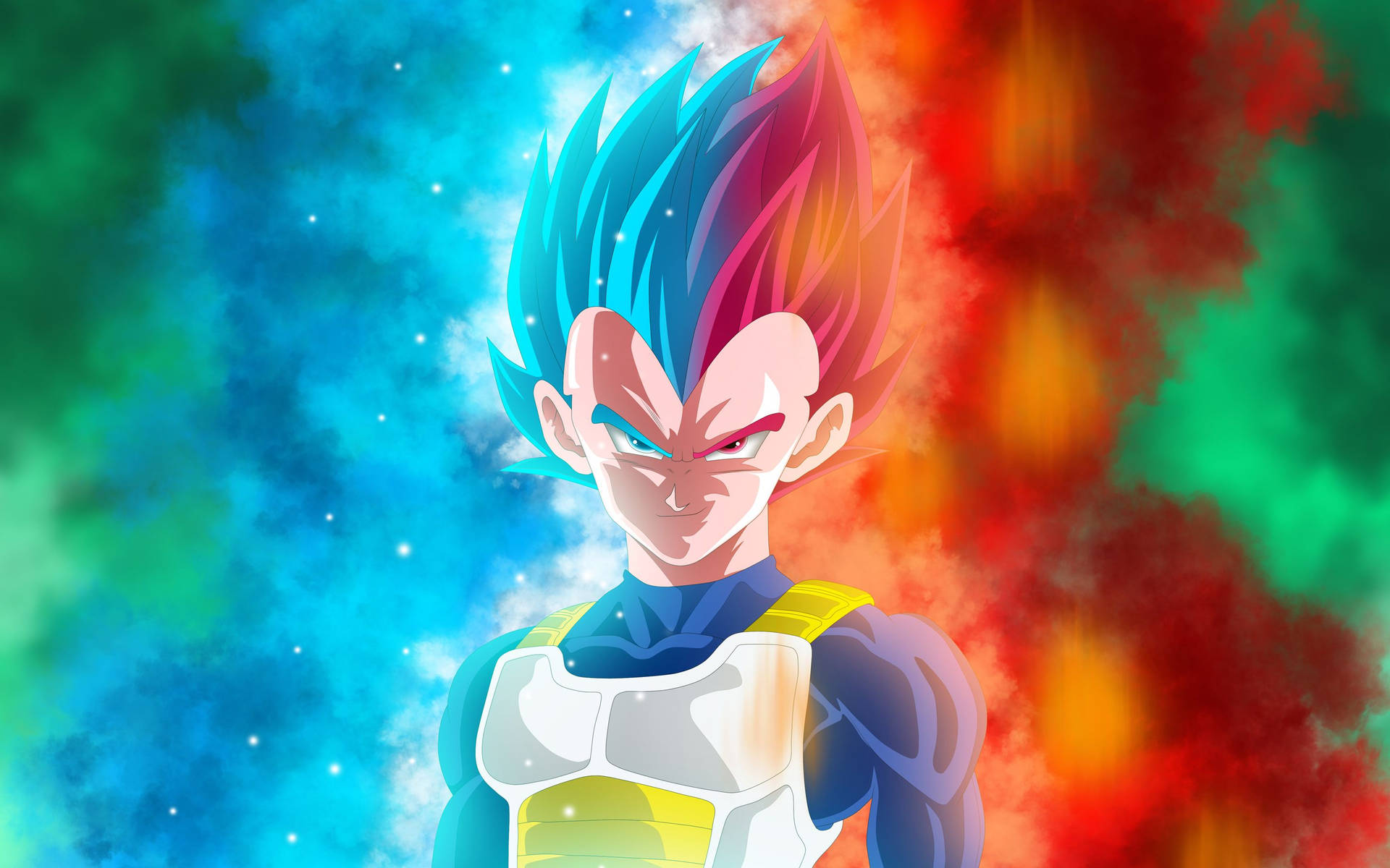 Vegeta Dragon Ball với nhiều màu sắc sặc sỡ, nhân vật anime siêu saiyan. Dragon ball z super broly.