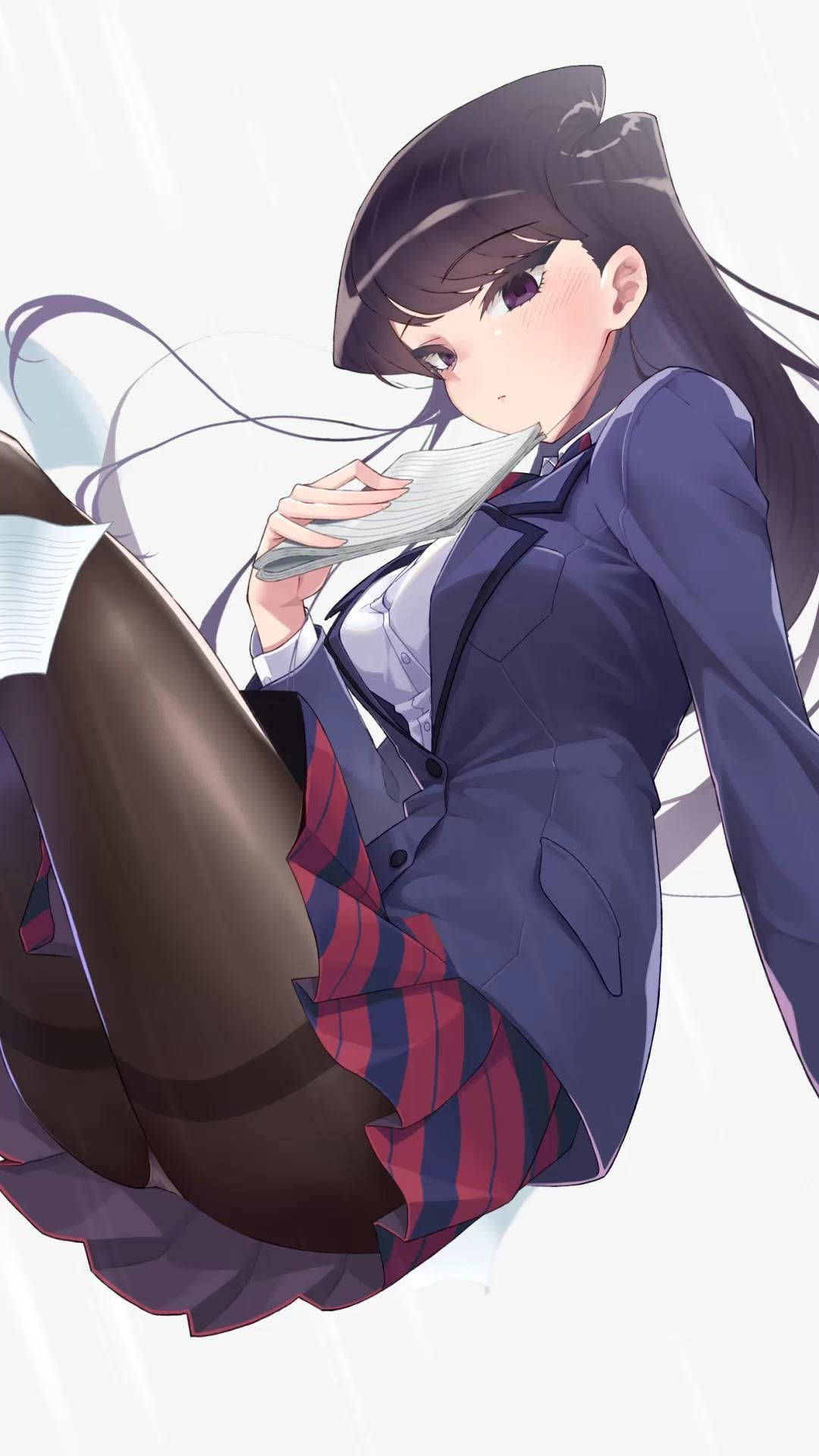 Học Sinh Komi Shouko Anime Quyến Rũ Làm Ảnh Đại Diện Hình nền