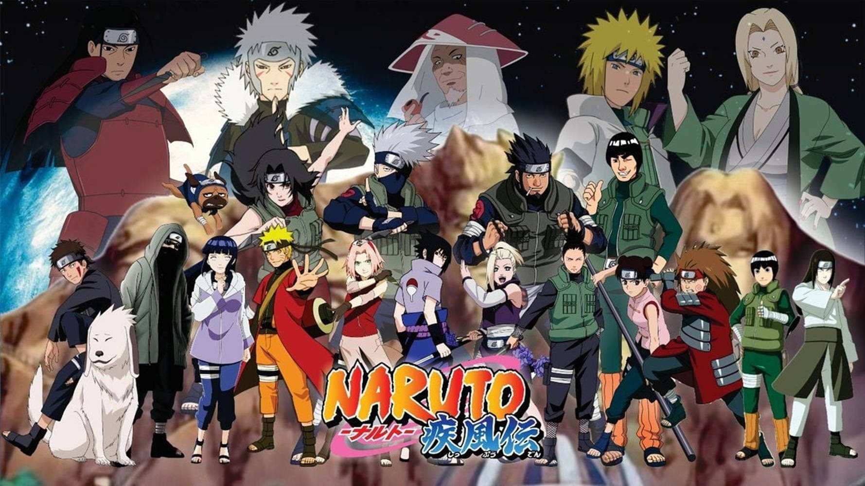 Hokage của Shippuden Naruto Laptop Hình nền