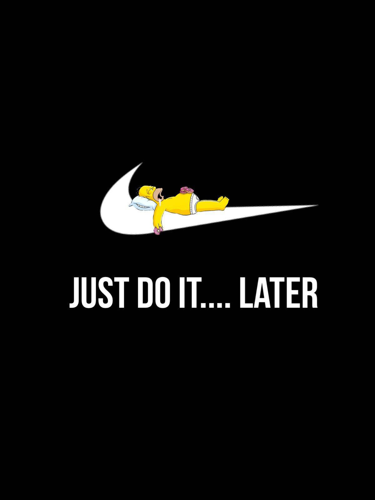 Homer hài hước phong cách Nike Hình nền