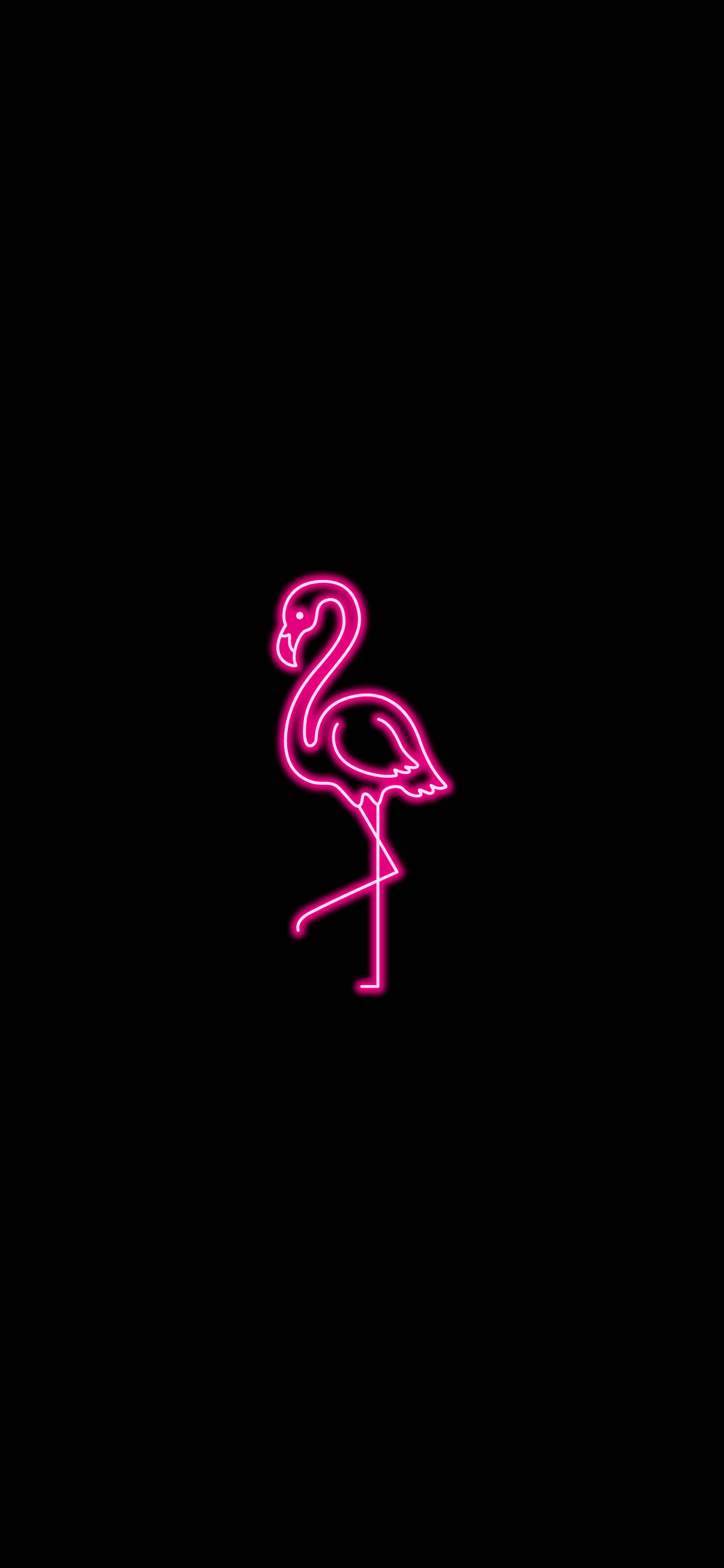 Hồng Hạc Thẩm Mỹ Neon Hồng Hình nền