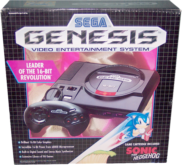Hộp máy chơi game Sega Genesis Hình nền