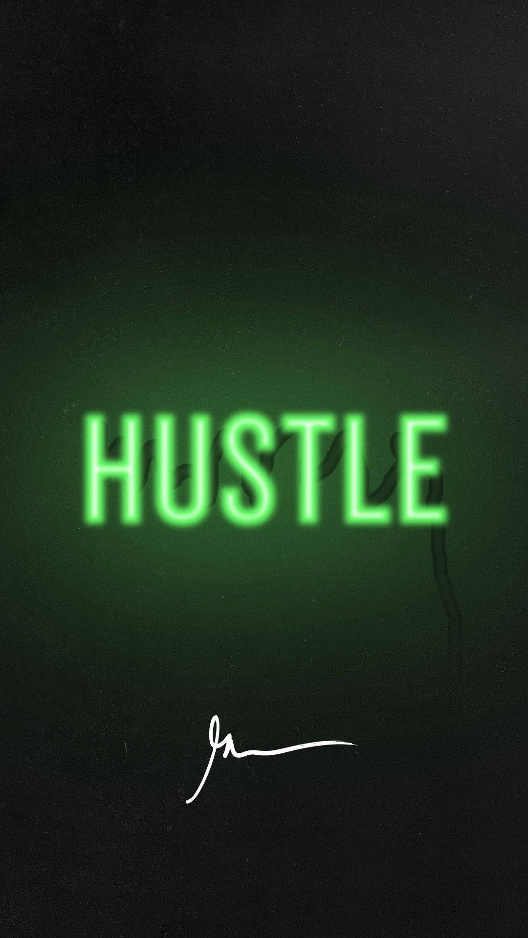 Hustle Xanh Đồng Nhất Hình nền