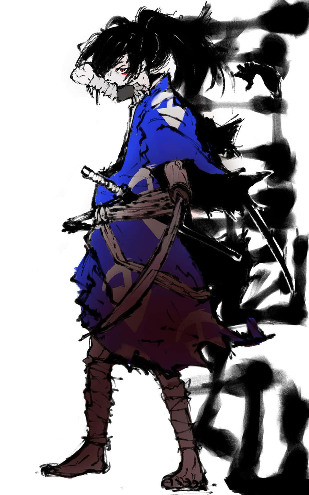 Hyakkimaru từ nghèo khó vươn lên giàu sang trong Dororo Hình nền